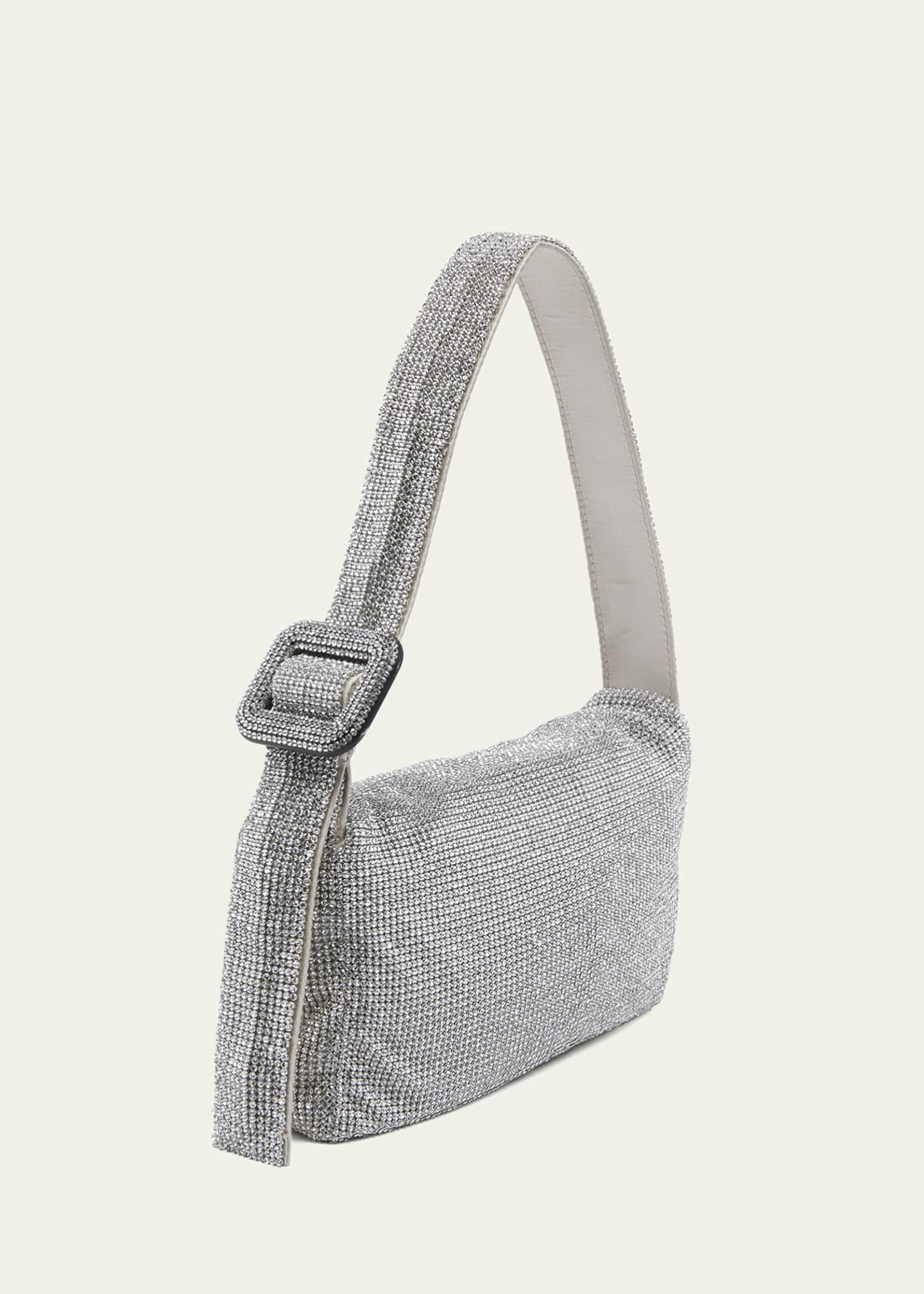 Benedetta Bruzziches Vitty La Mignon Rhinestone Mesh Shoulder Bag