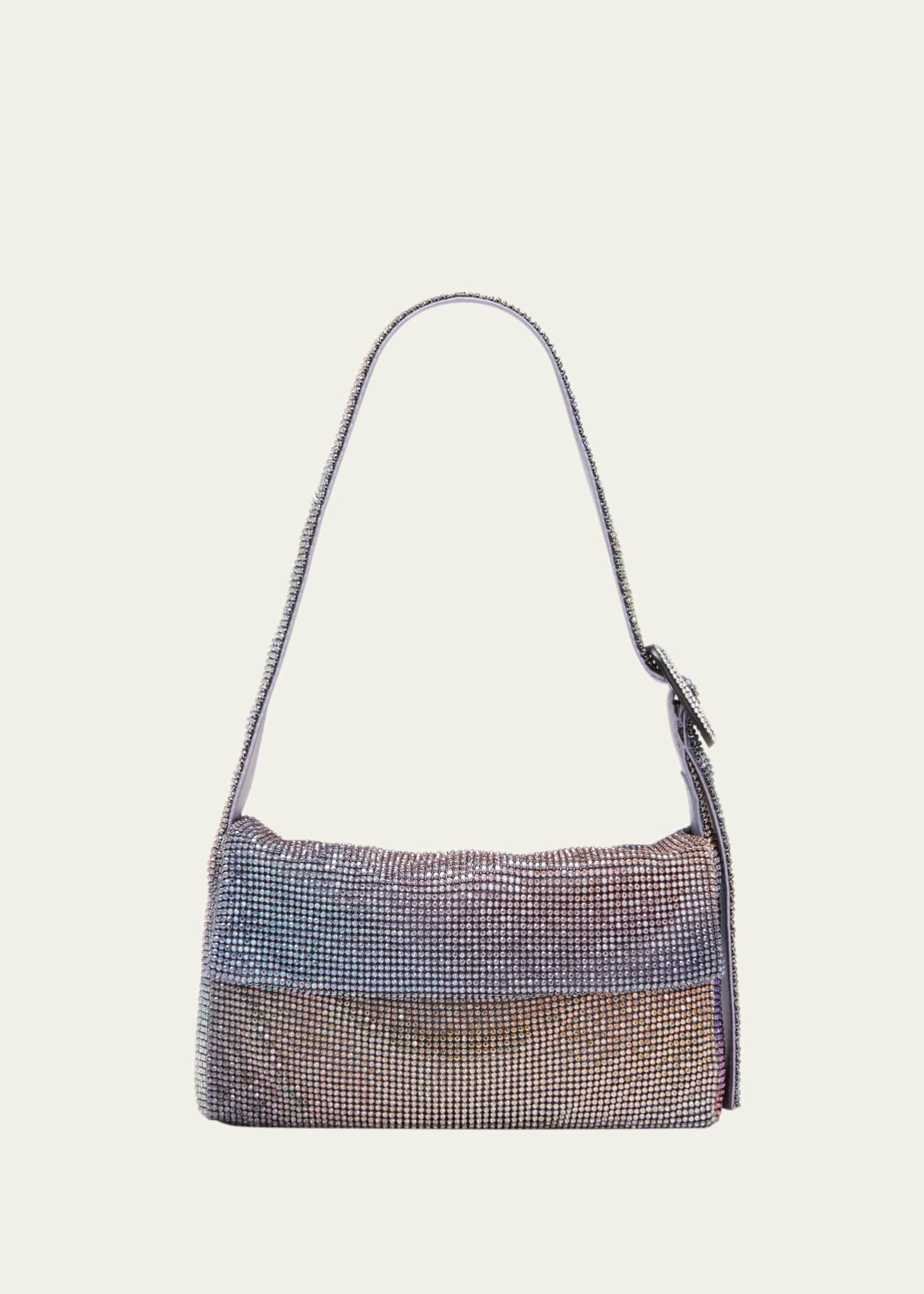Benedetta Bruzziches Vitty La Mignon Ombre Rhinestone Mesh Shoulder Bag Image 1 of 5