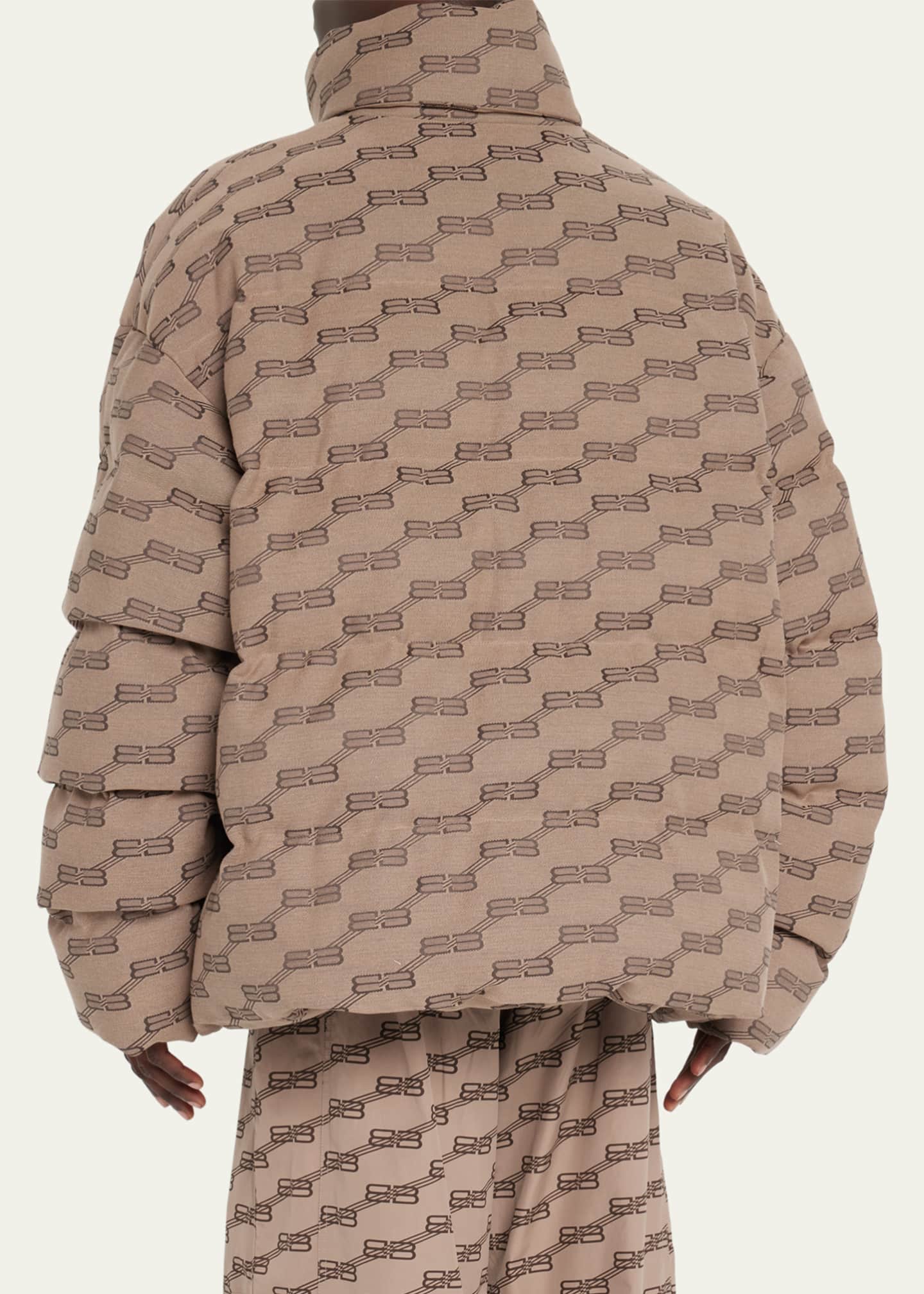 Men's Monogrammed Puffy Jacket