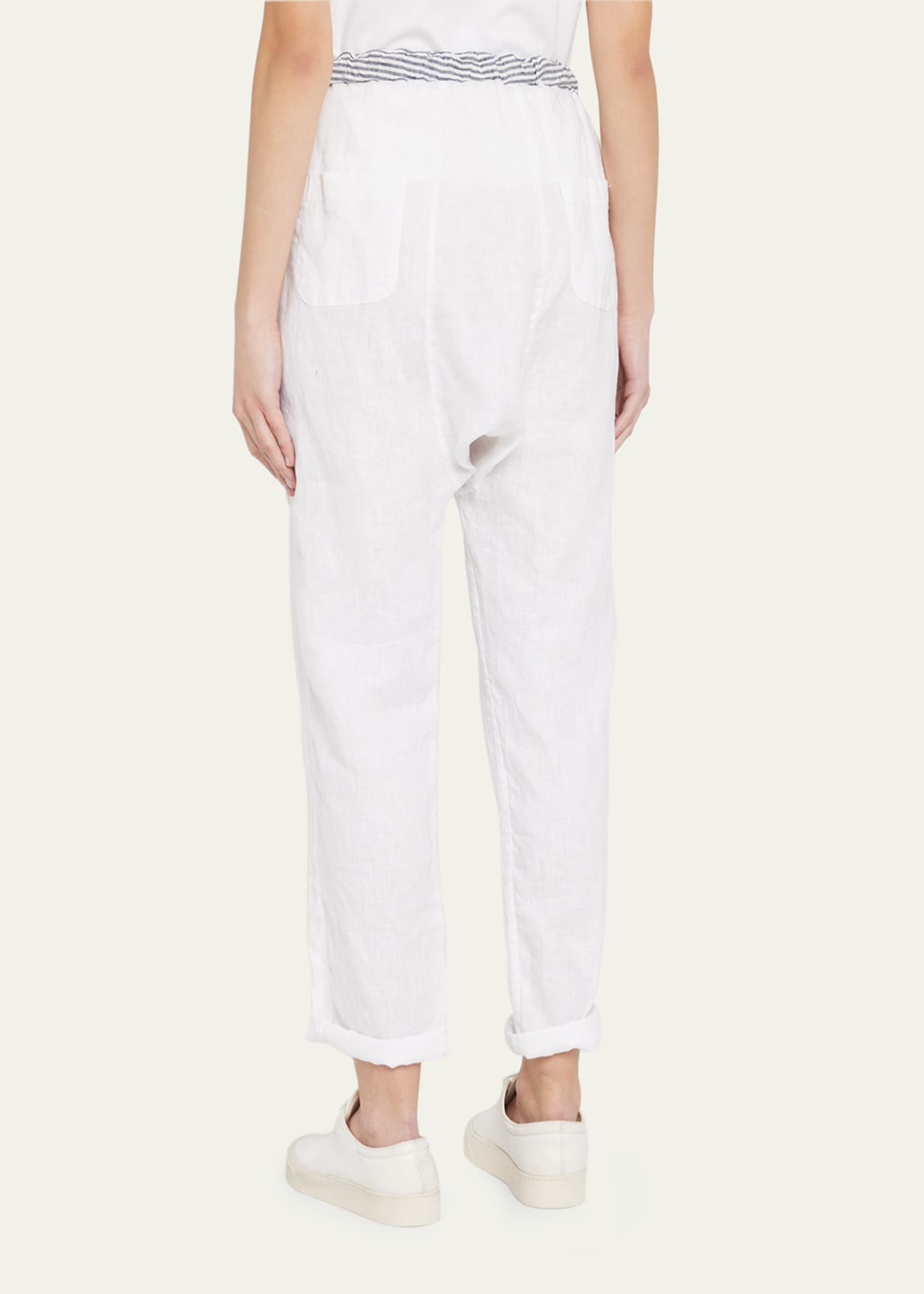The Salting Carrot Linen Drawstring Trousers Image 3 of 5