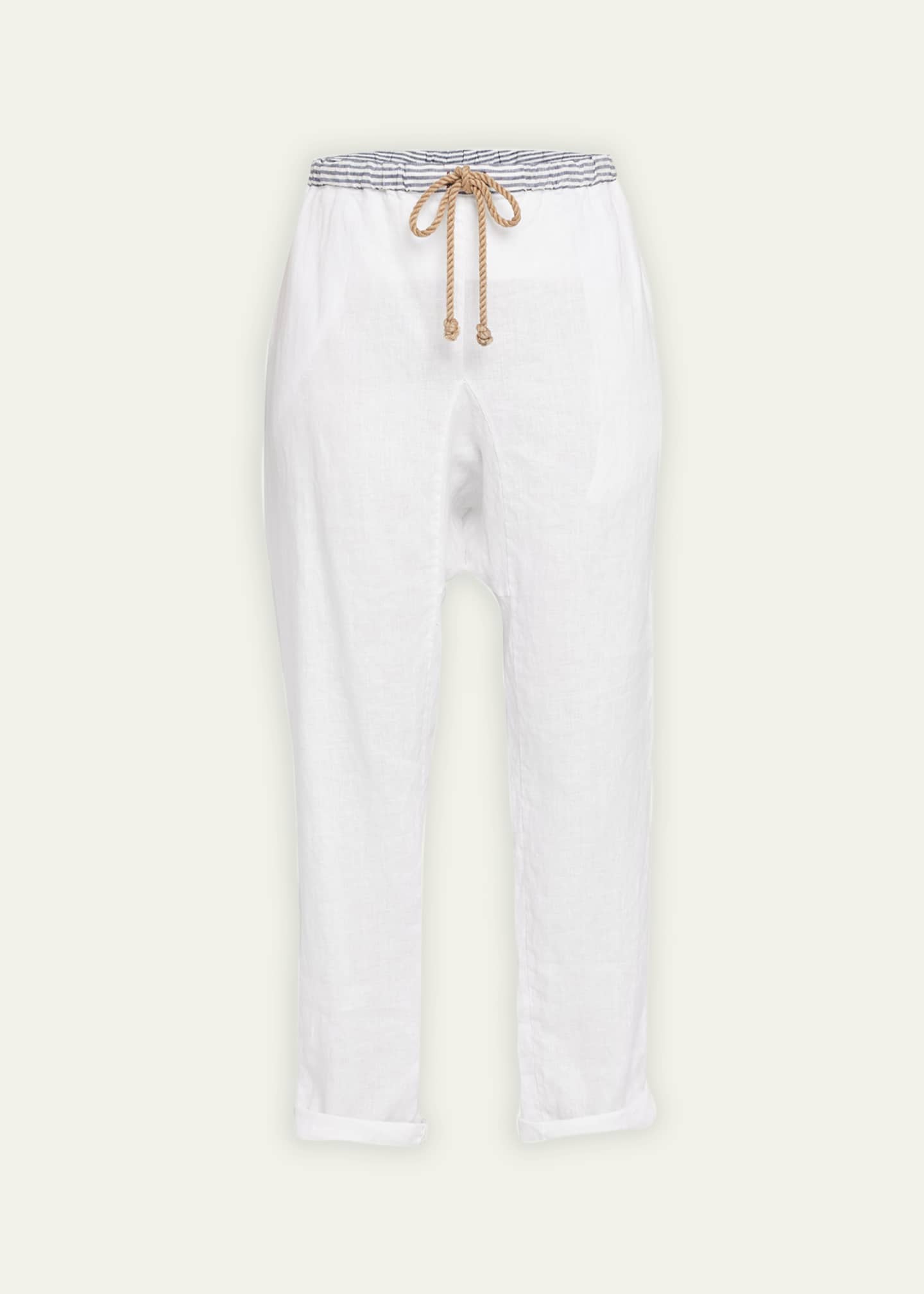 The Salting Carrot Linen Drawstring Trousers Image 1 of 5
