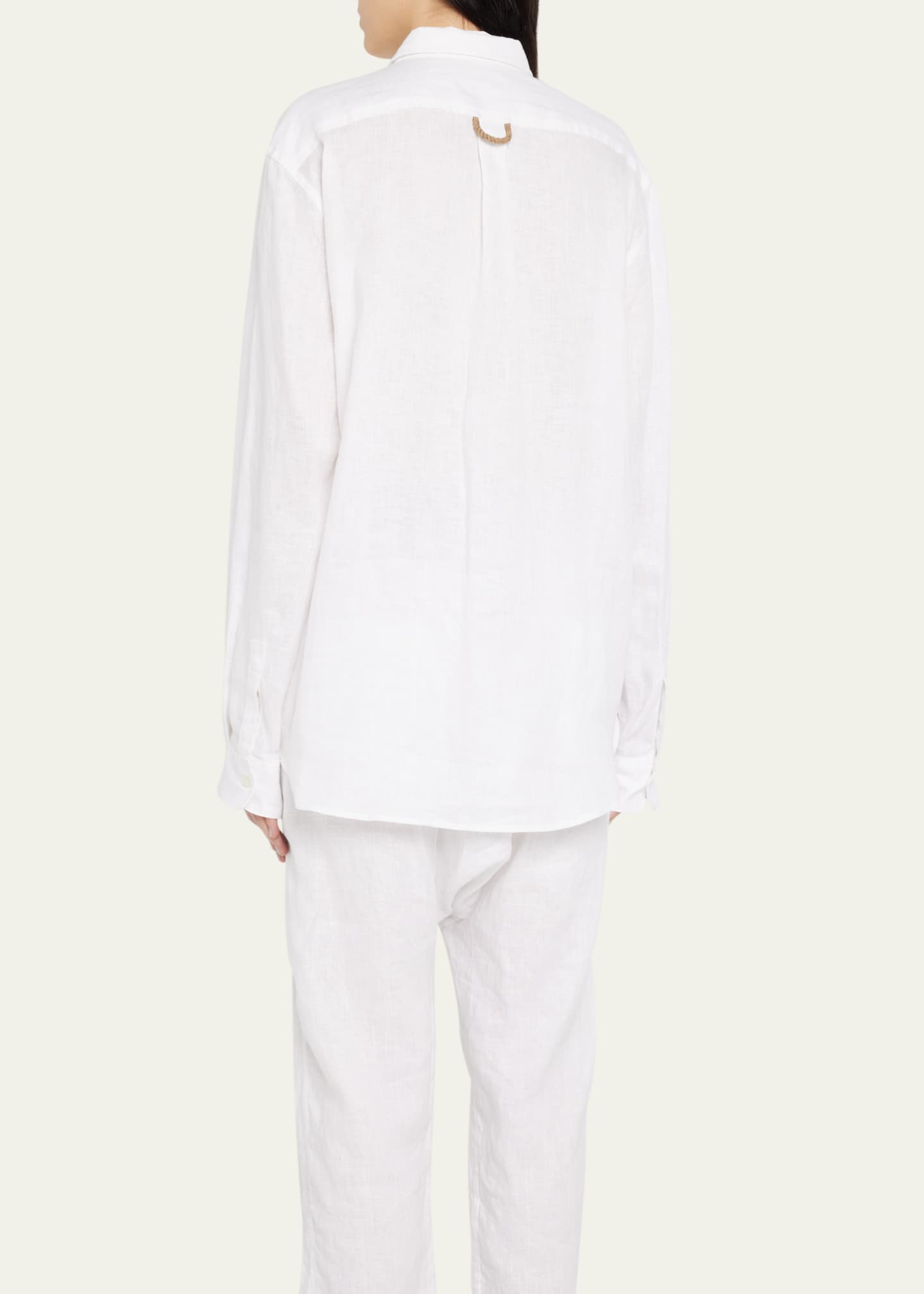The Salting Classic Linen Button-Front Shirt Image 3 of 5