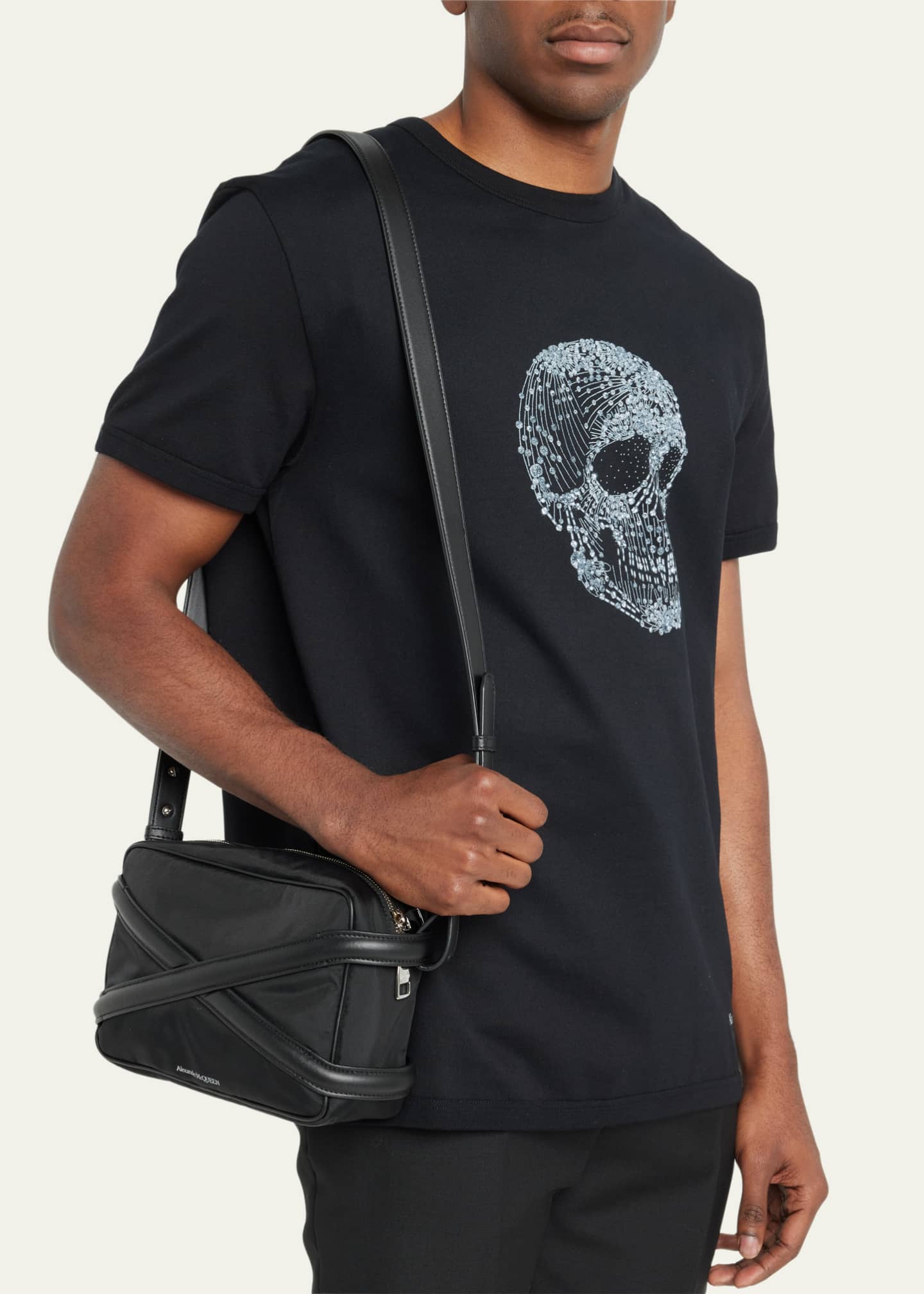 Men's nylon crossbody bag sale