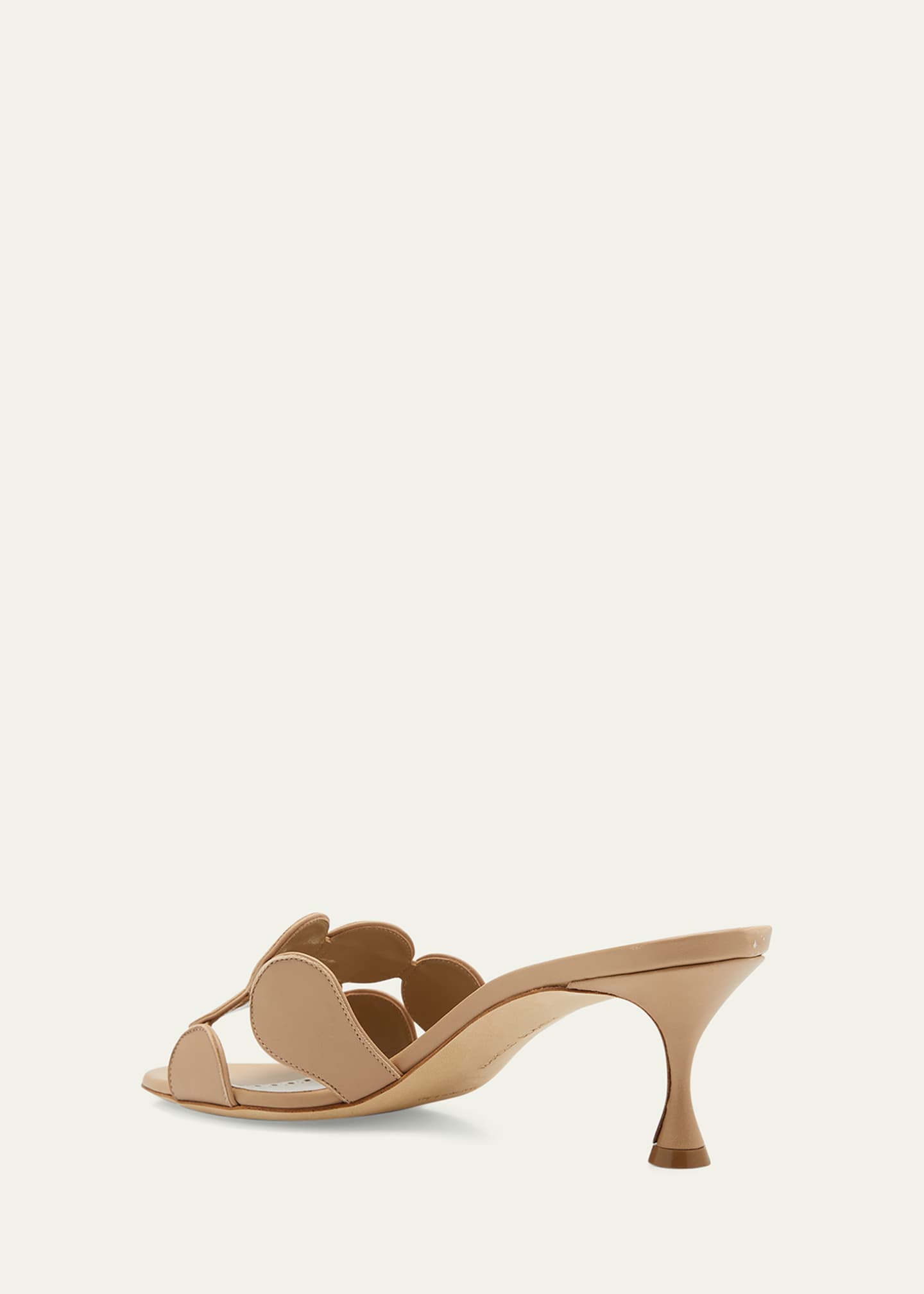 Manolo Blahnik Haribalmu Leather Slide Sandals - Bergdorf Goodman