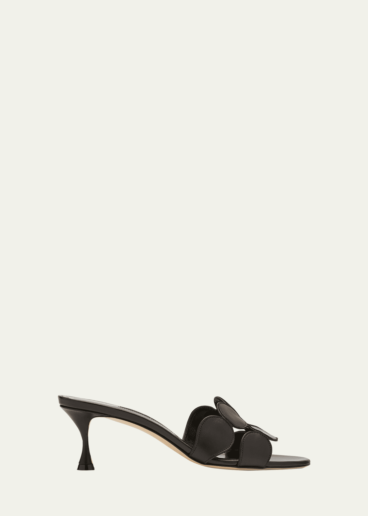 Manolo Blahnik Haribalmu Leather Slide Sandals Image 1 of 5