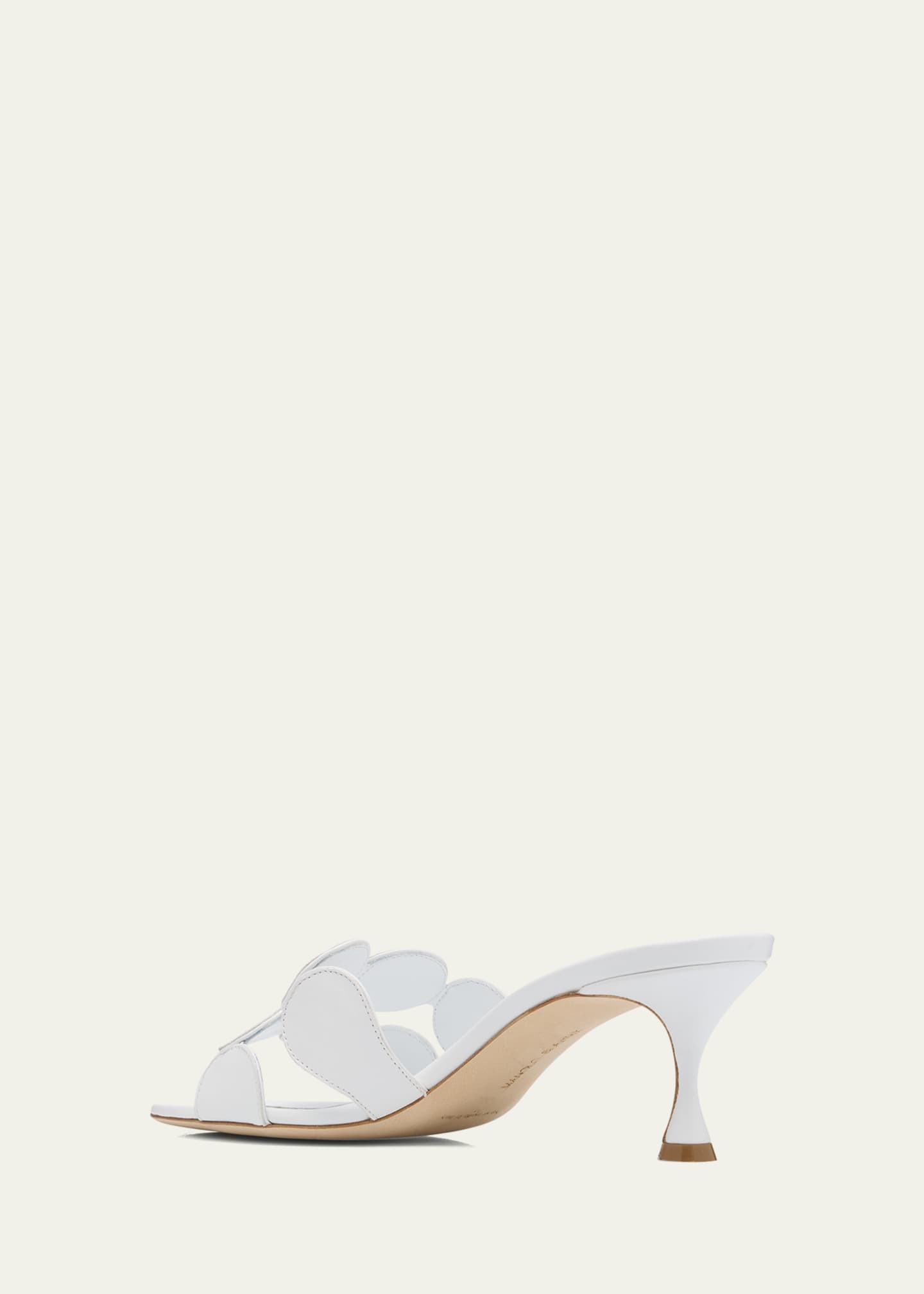 Manolo Blahnik Haribalmu Leather Slide Sandals Image 4 of 6
