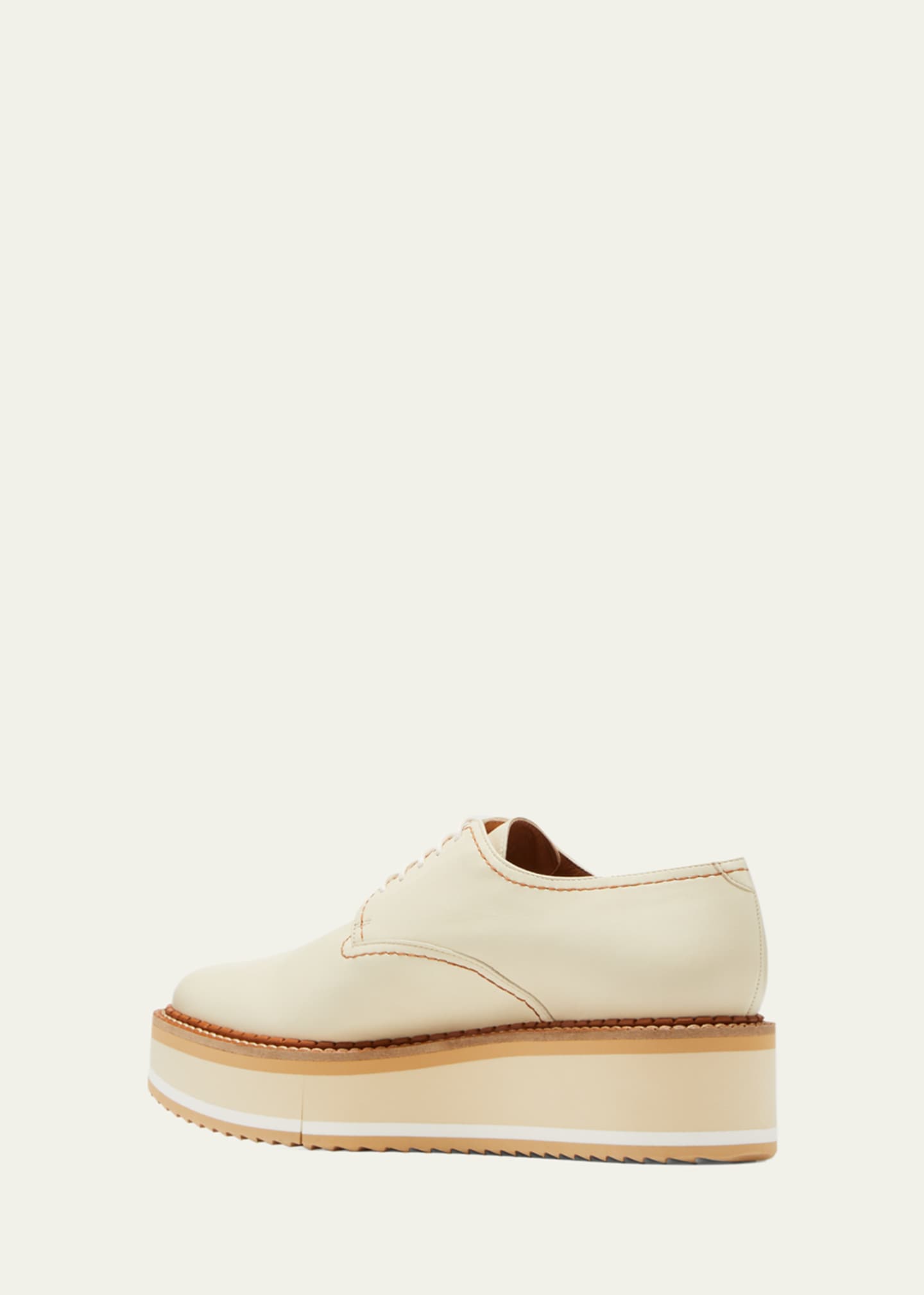 Clergerie Paris Brooks Leather Flatform Derby Loafers - Bergdorf