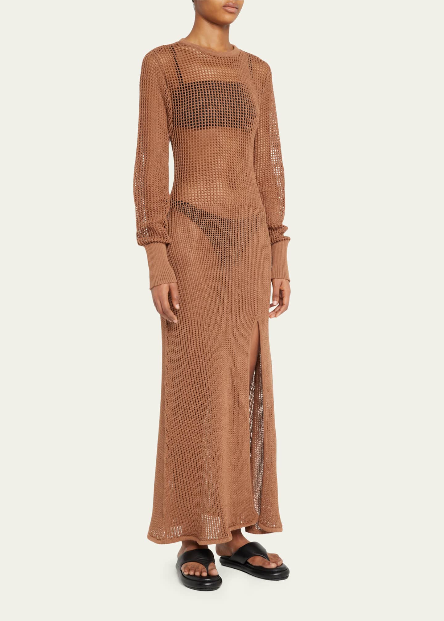 SIR Dulcie Crochet LongSleeve Dress Bergdorf Goodman
