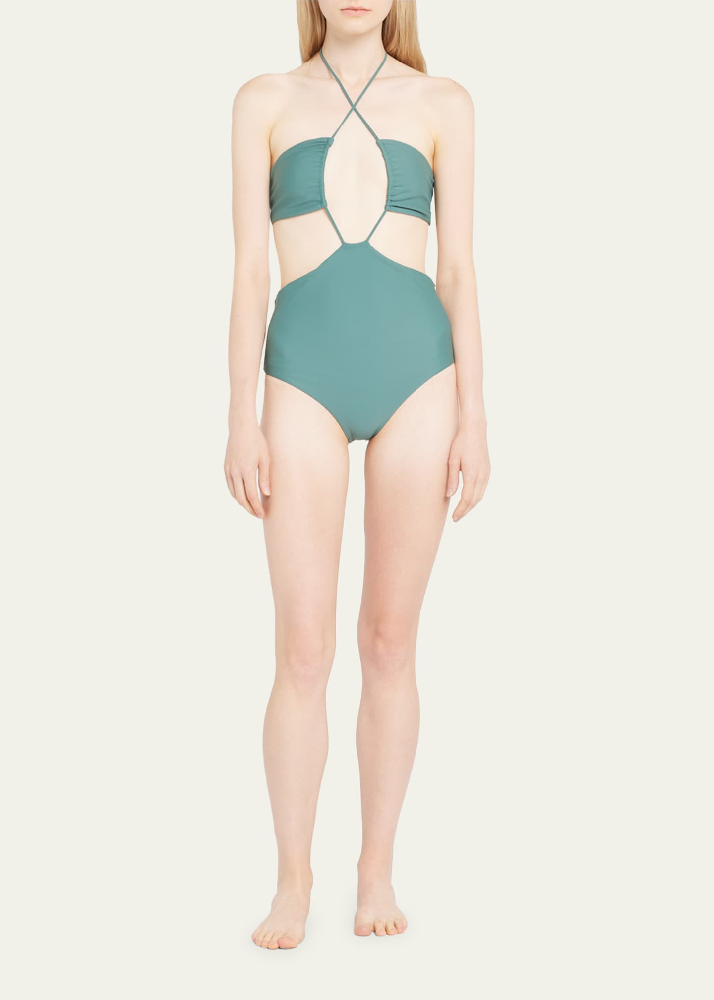 Pocket Short Bodysuit - Jade - FINAL SALE