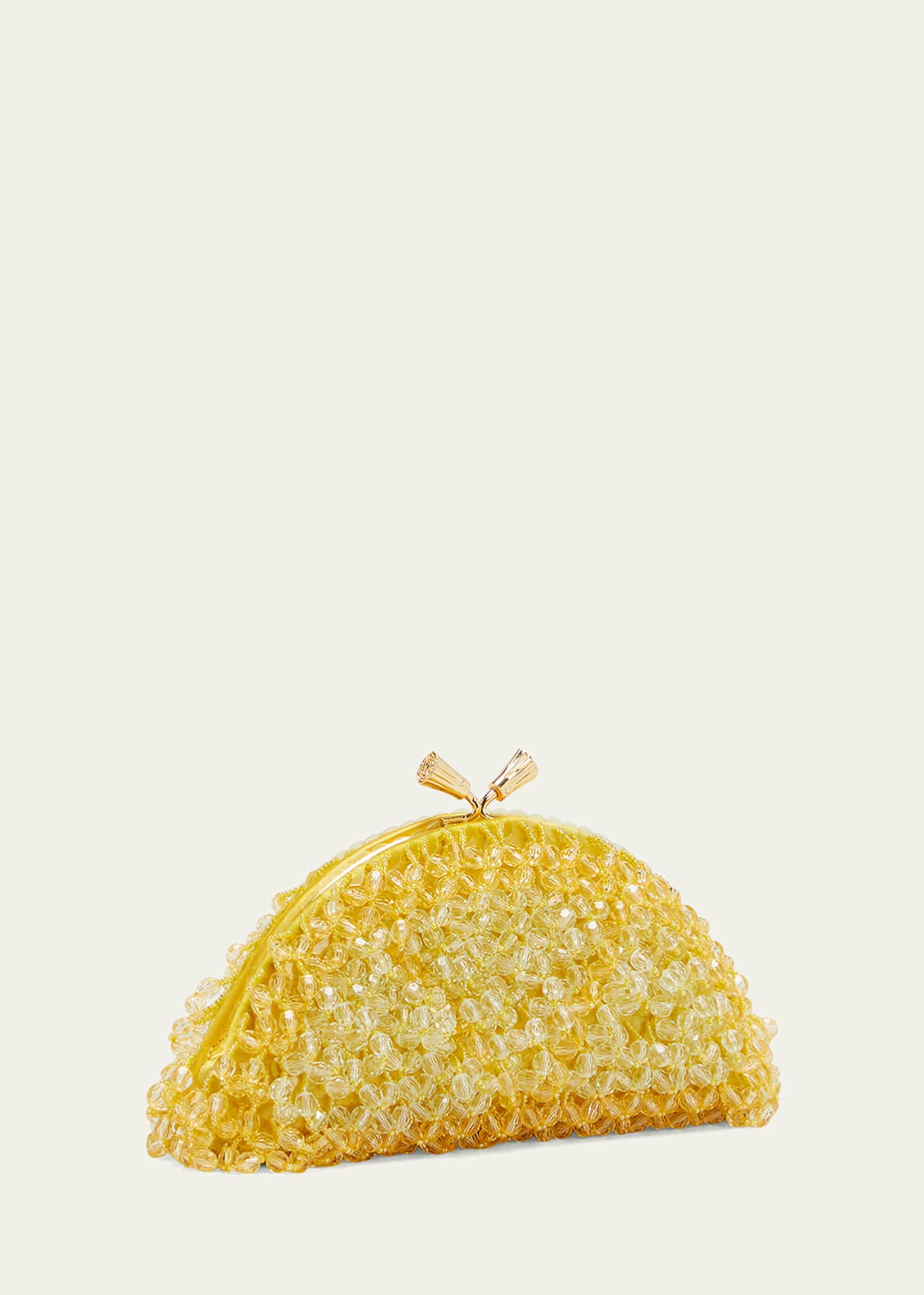 Anya Hindmarch Maud Iridescent Beaded Clutch Bag Bergdorf Goodman