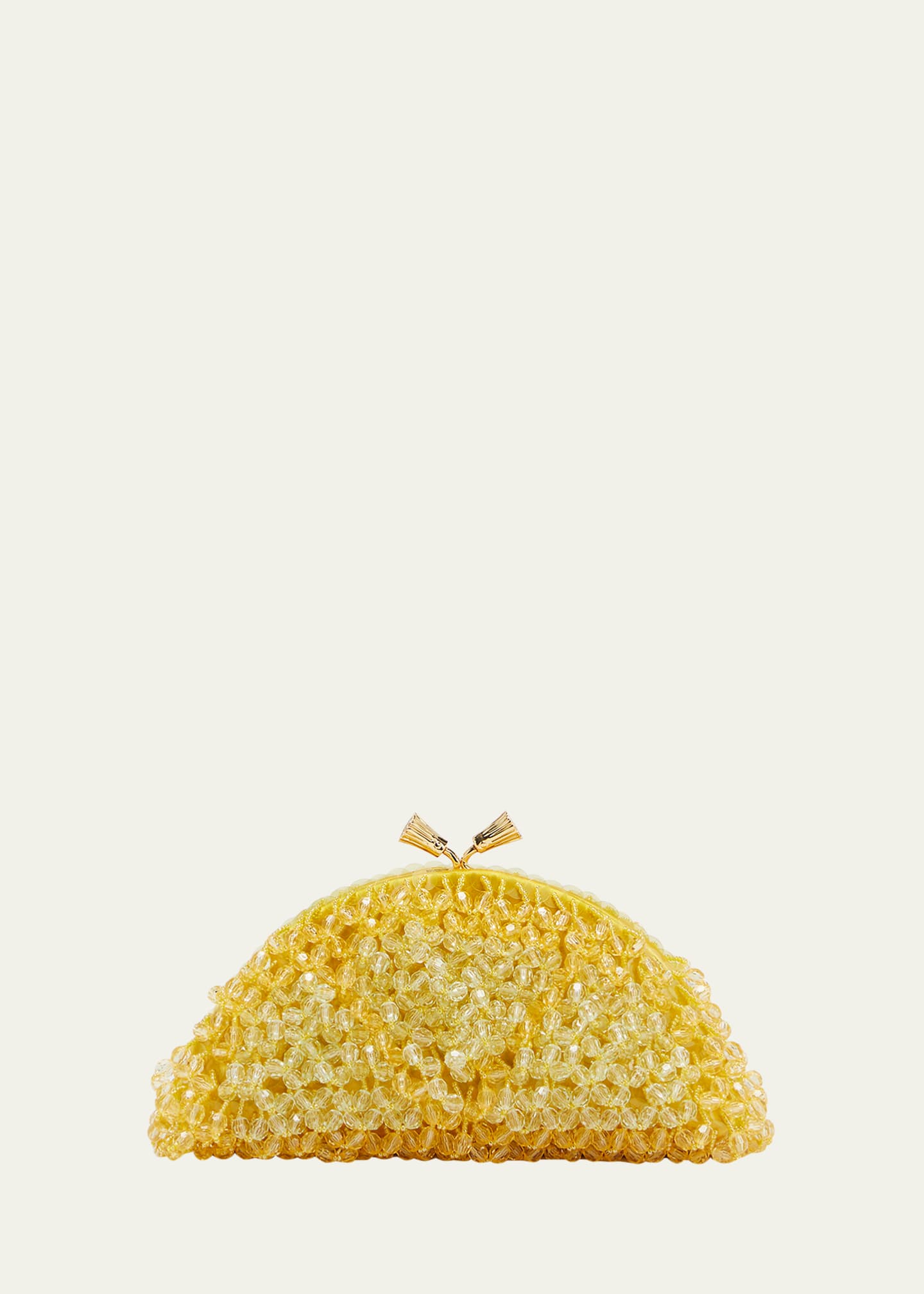 Anya Hindmarch Maud Iridescent Beaded Clutch Bag Bergdorf Goodman