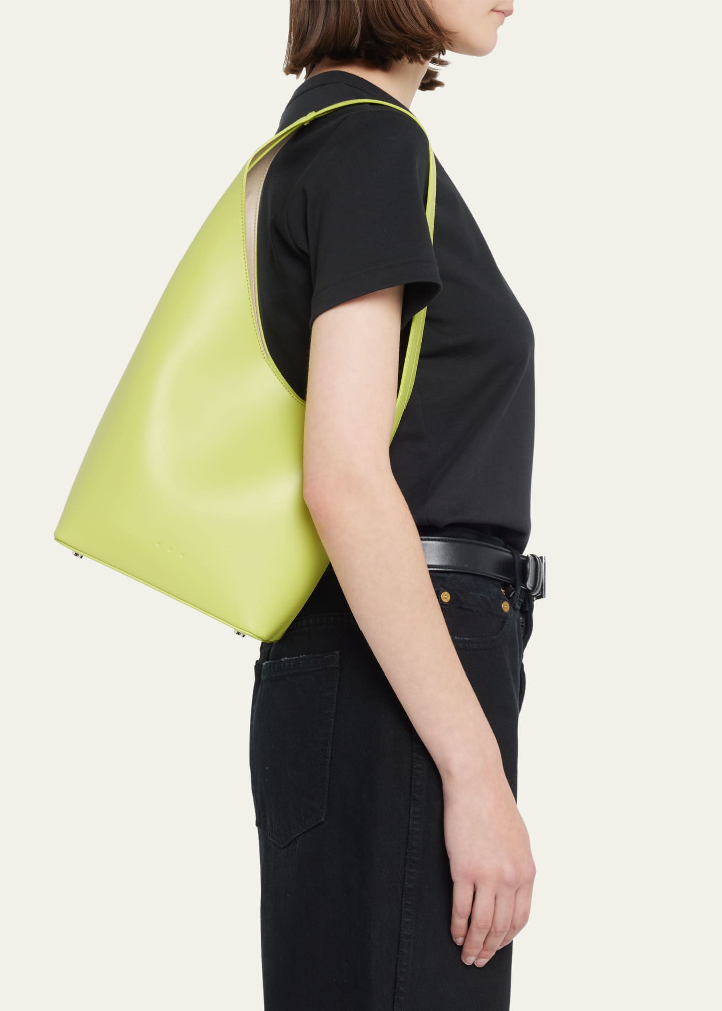 Aesther Ekme Demi Lune Leather Shoulder Bag - Bergdorf Goodman