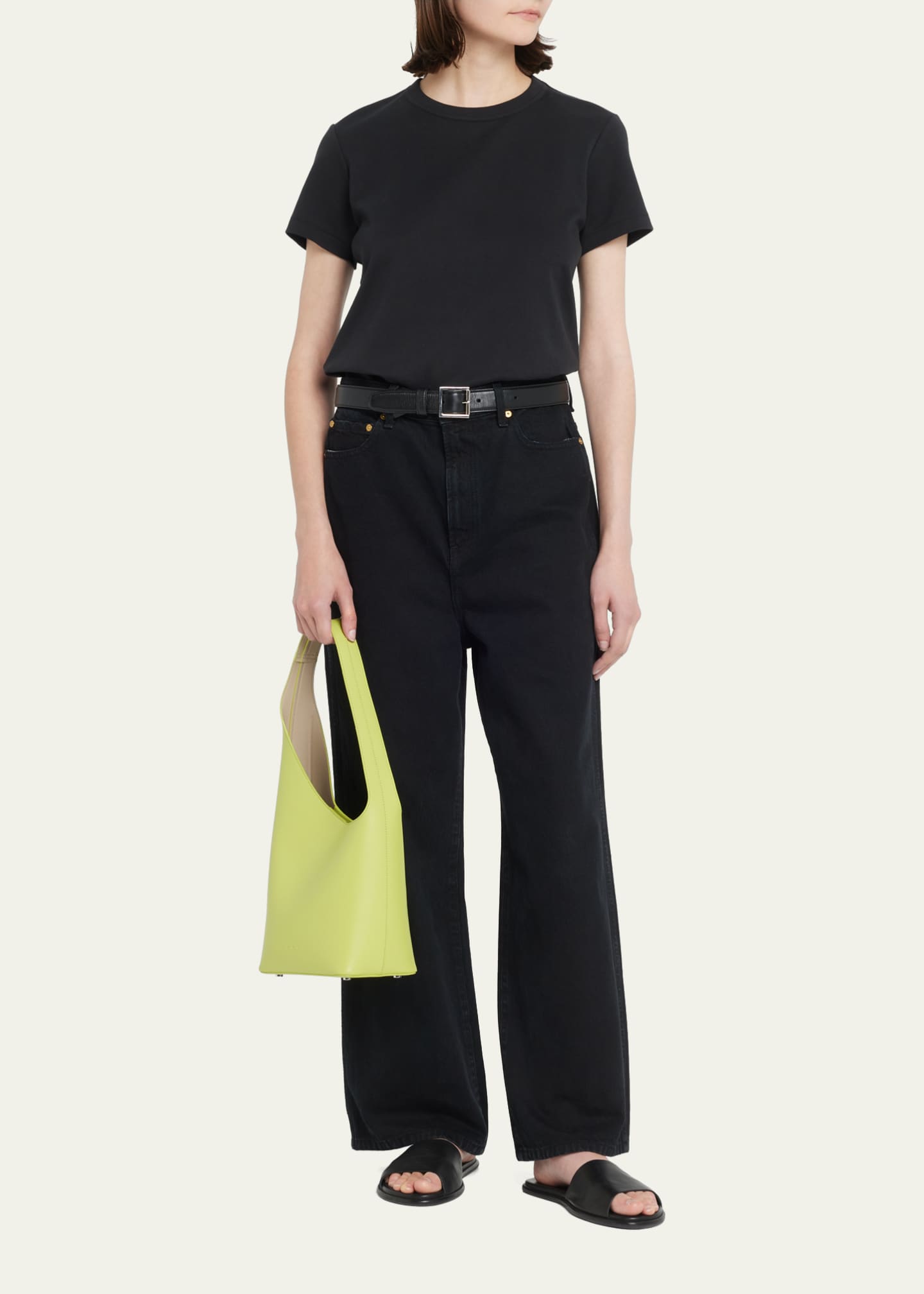 Aesther Ekme Demi Lune Leather Shoulder Bag - Bergdorf Goodman