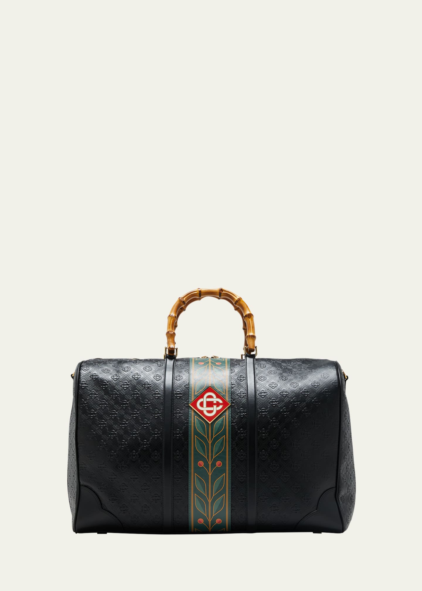  GG Supreme Monogram Night Patches Carry On Duffle