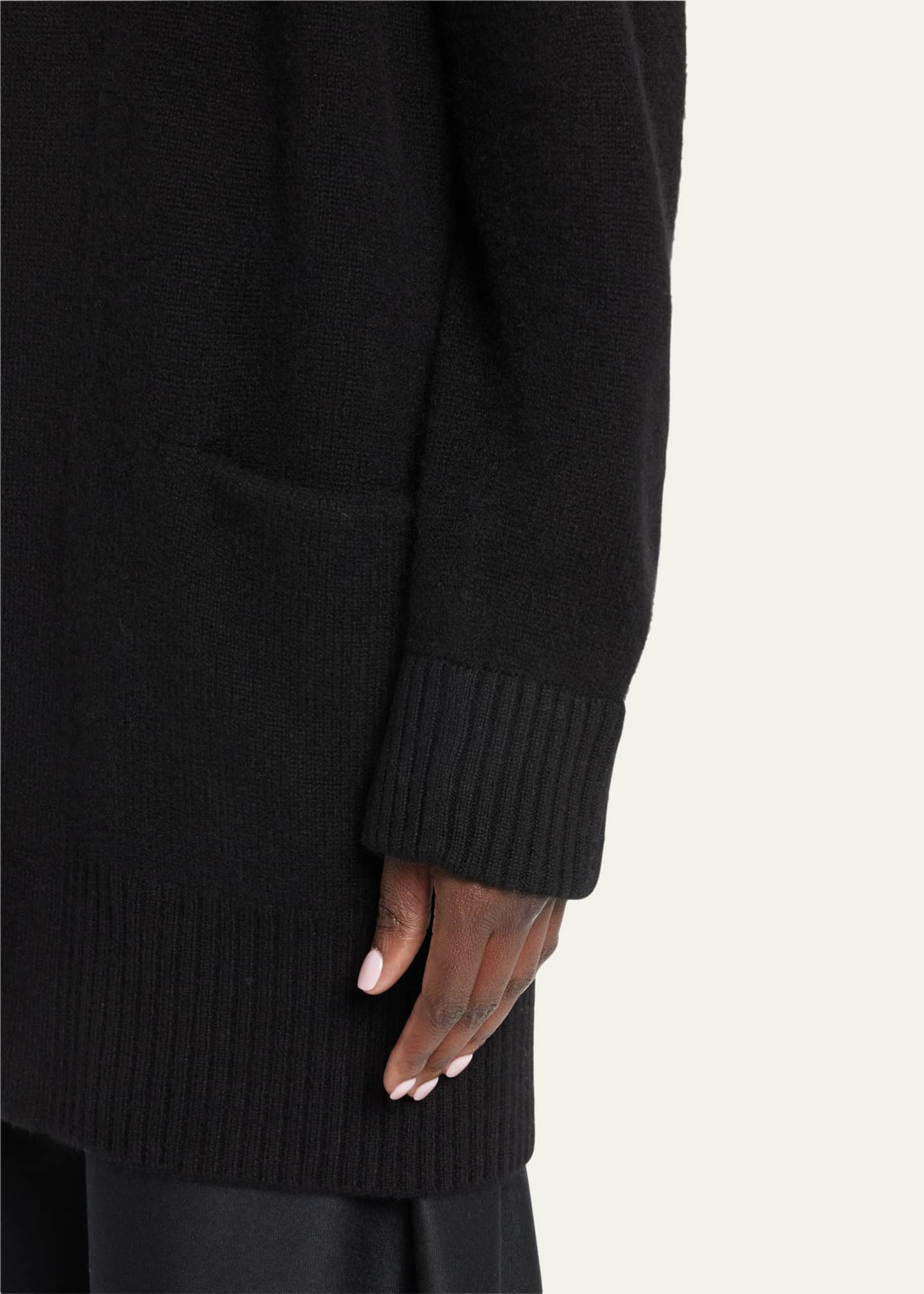 Vince Cashmere Shawl-Collar Open-Front Cardigan Image 4 of 4