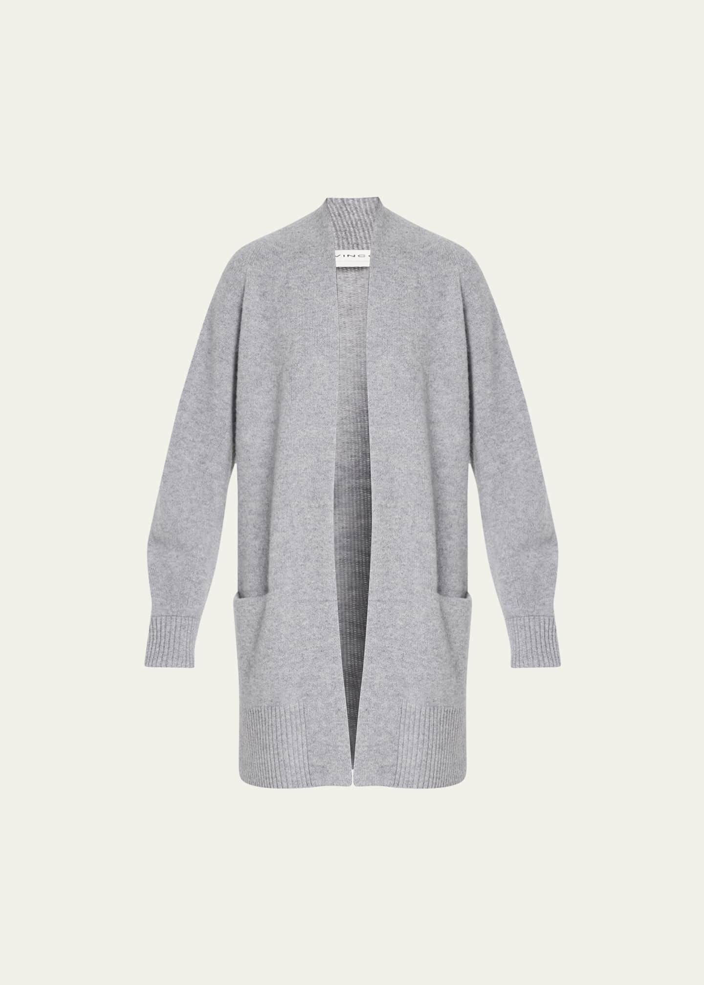 Vince Cashmere Shawl-Collar Open-Front Cardigan Image 1 of 4