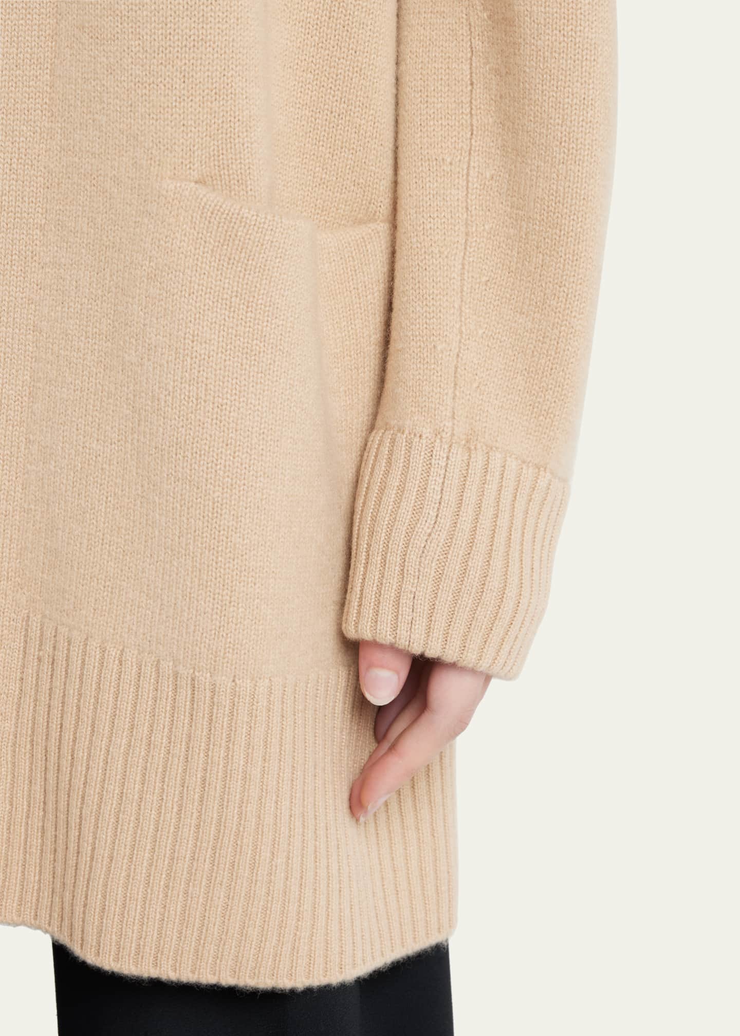 Vince Cashmere Shawl Collar Open Front Cardigan