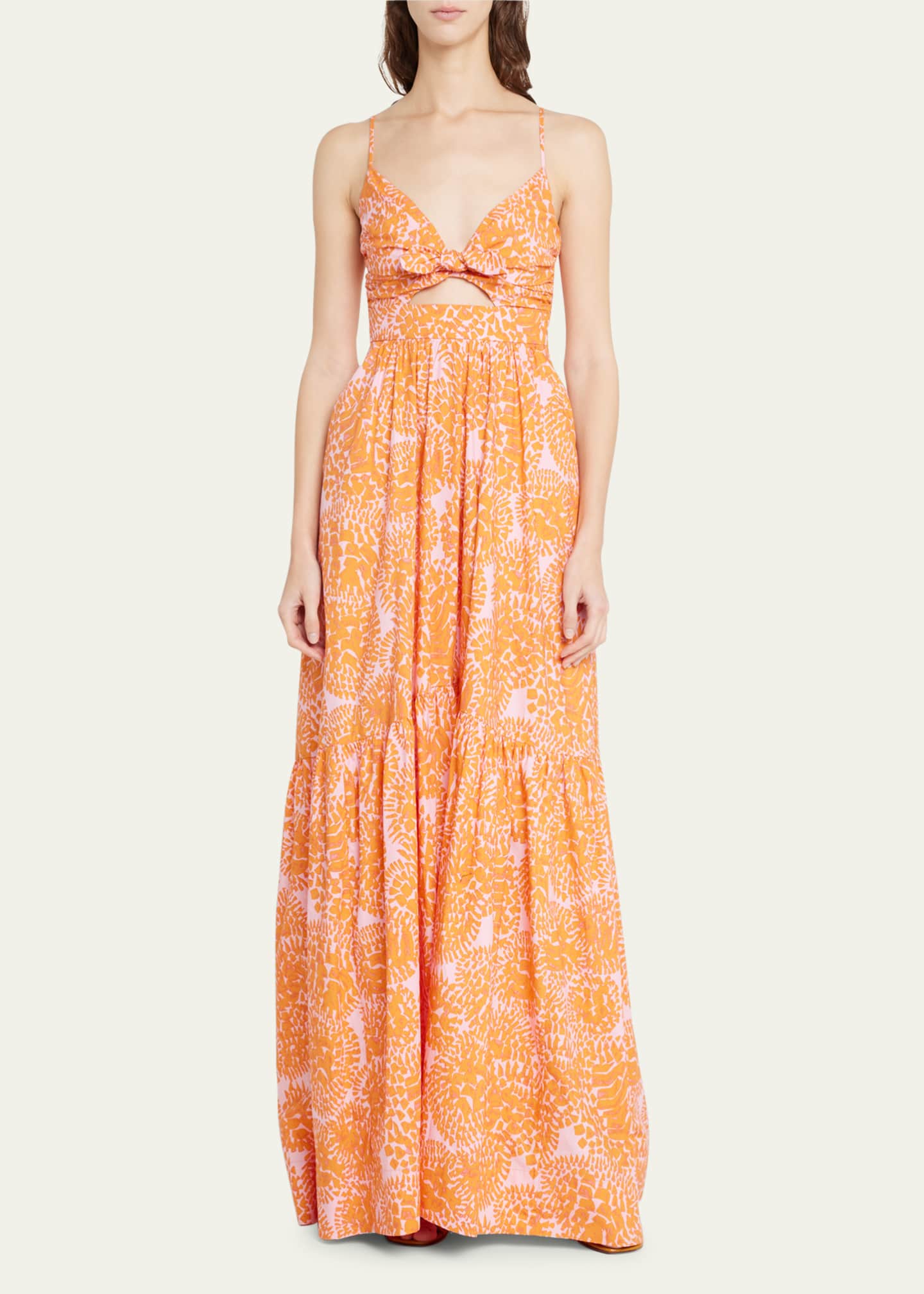 A.L.C. Laura Printed Maxi Dress Bergdorf Goodman