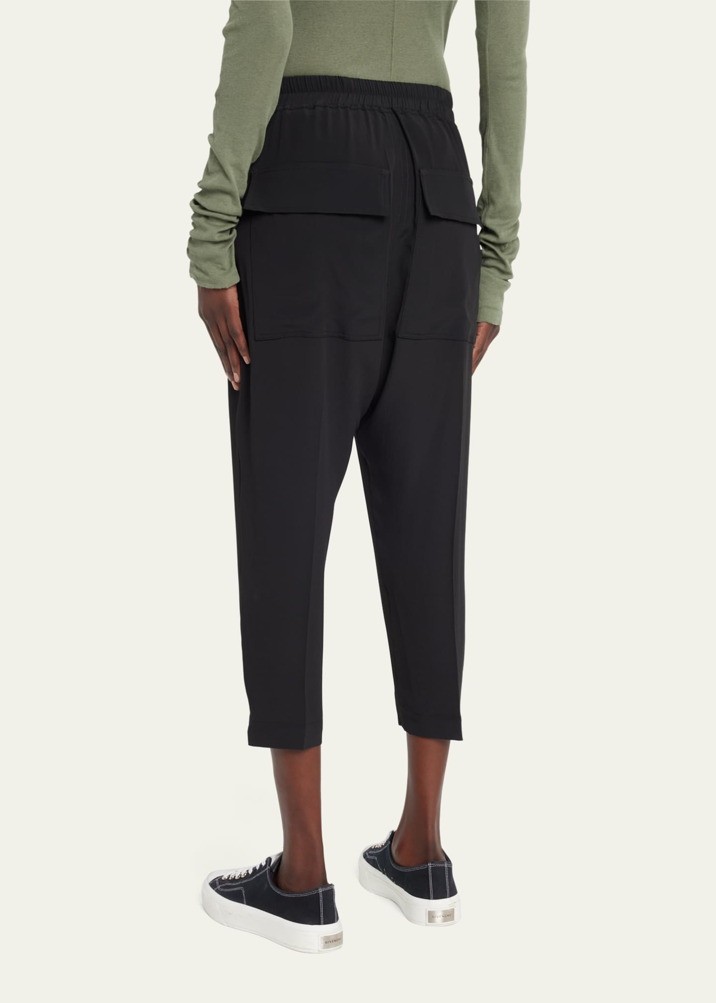 Rick Owens Drawstring Cropped Pants