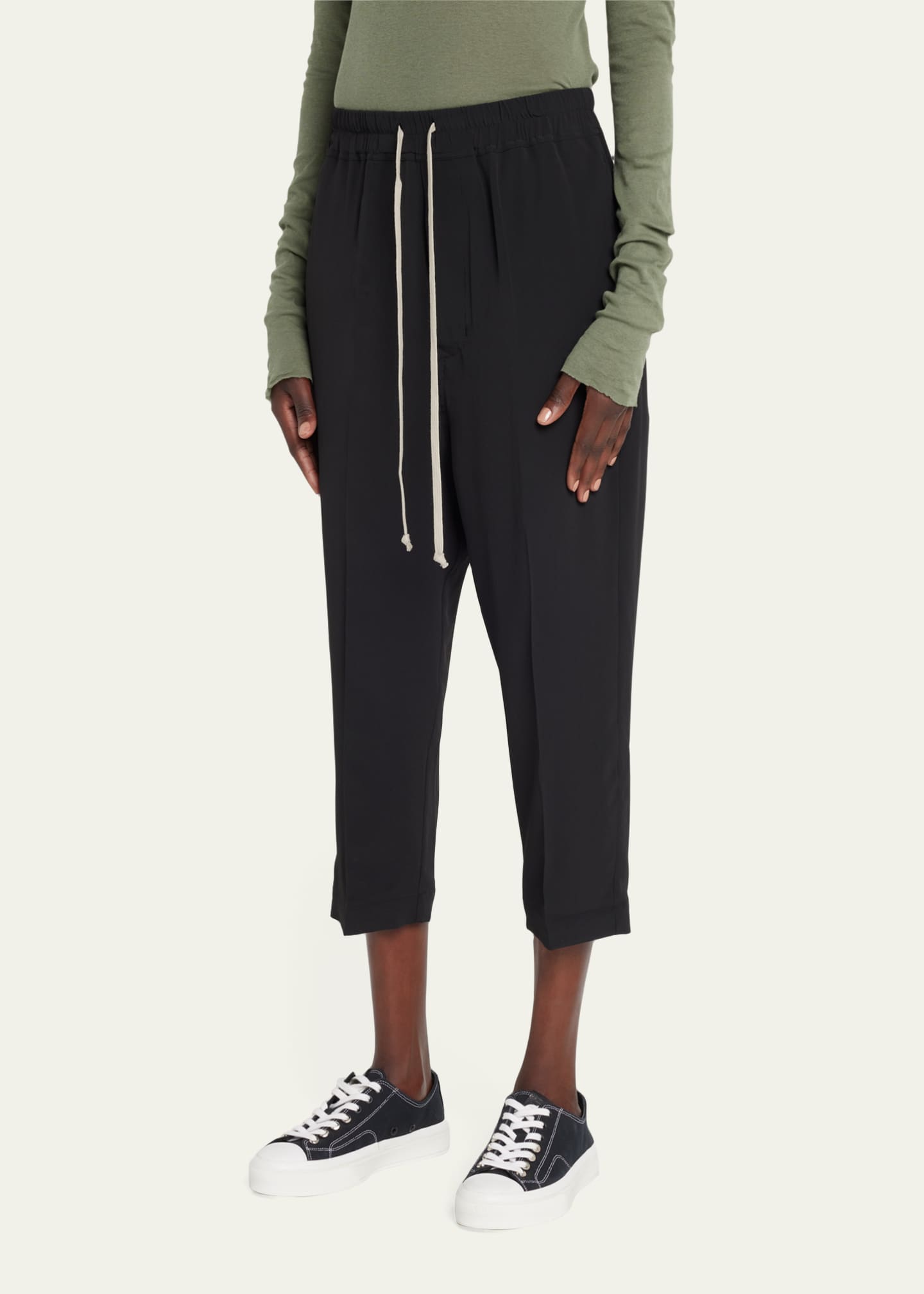 Rick Owens Drawstring Cropped Pants