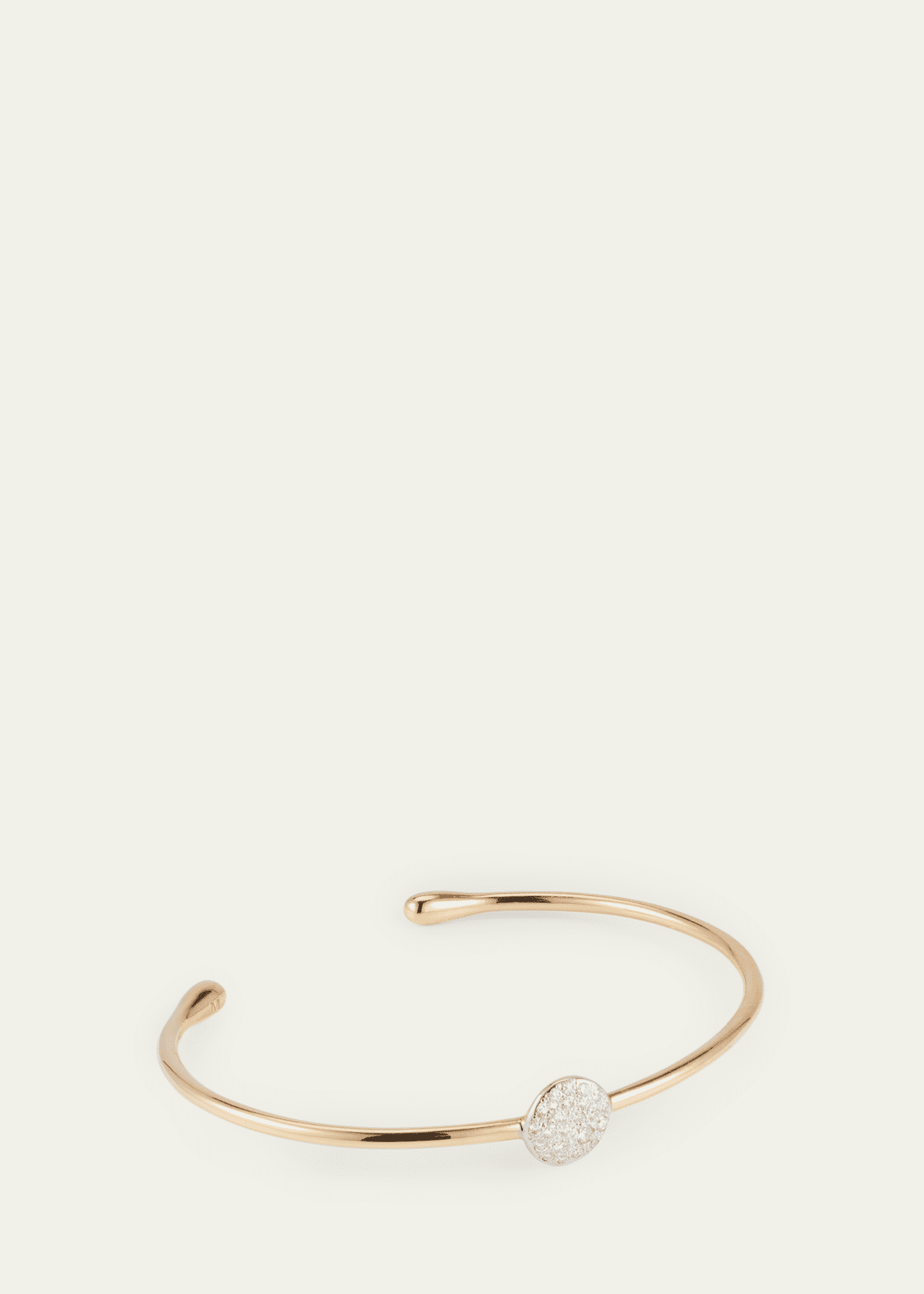 Pomellato Sabbia White Diamond Station Bracelet in 18K Rose Gold Image 3 of 4
