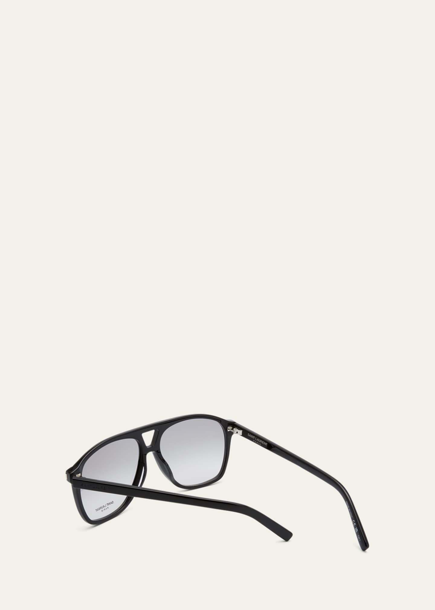 Saint Laurent SL 596 Dune Acetate Aviator Sunglasses Bergdorf Goodman