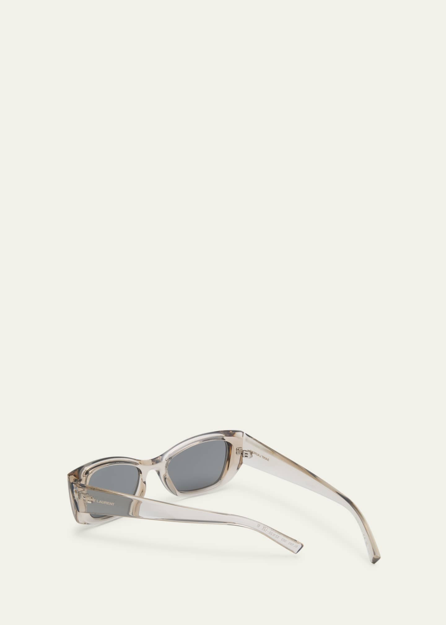 Saint Laurent Logo Acetate Cat-Eye Sunglasses Image 3 of 5