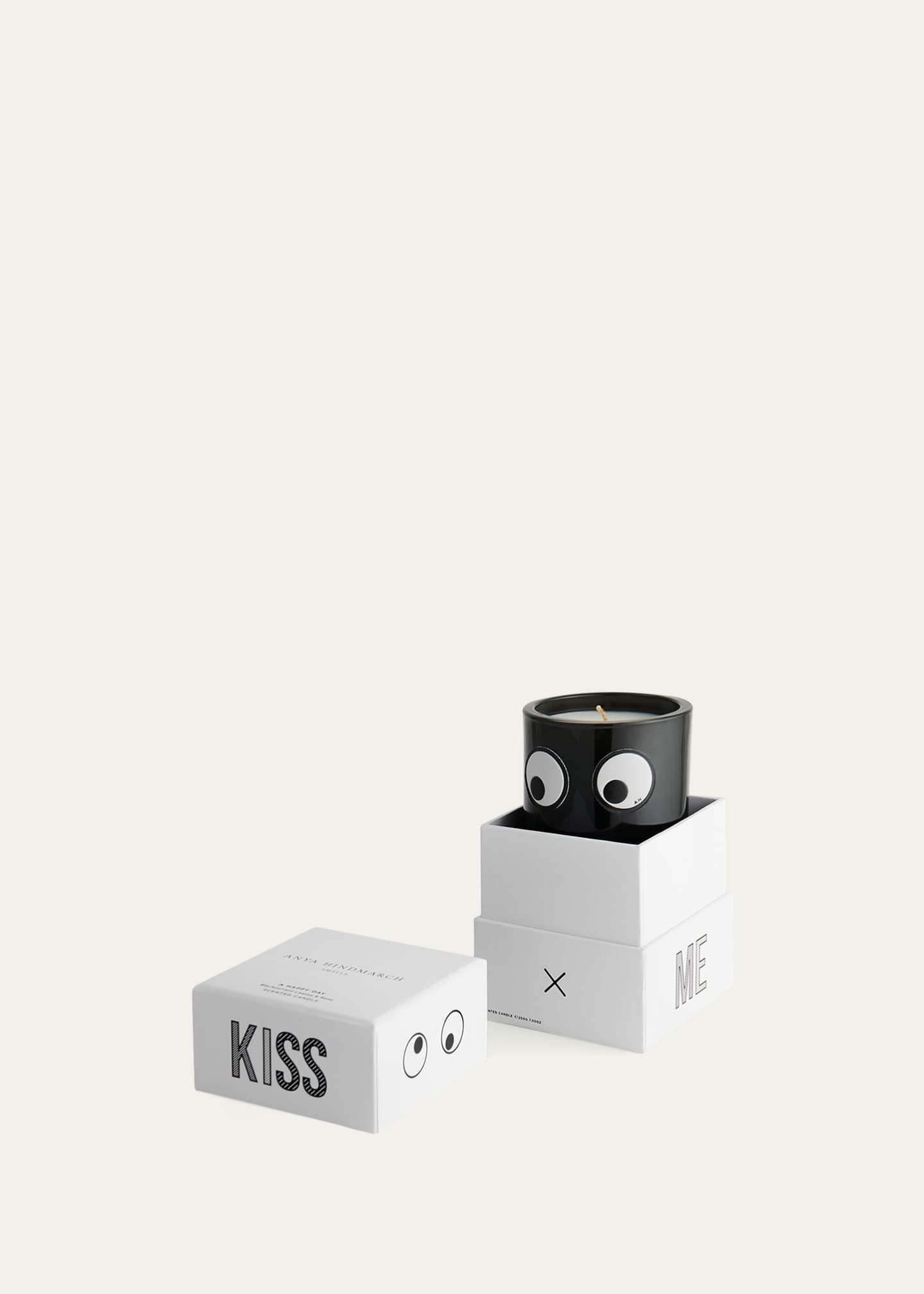 Anya Hindmarch Small Happy Days Candle in Natural Wax Image 3 of 4