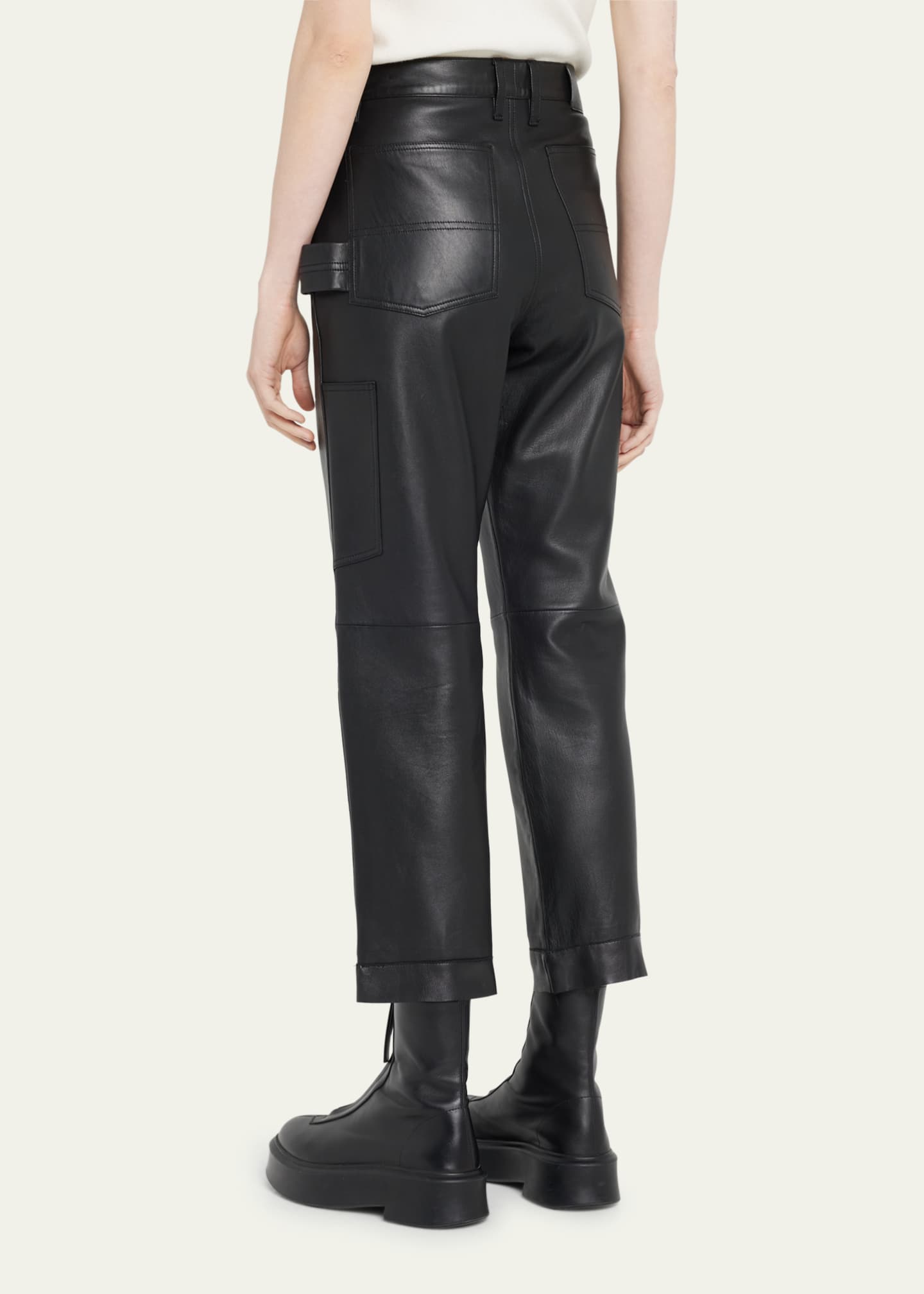 ALTU Leather Cargo Pants Bergdorf Goodman
