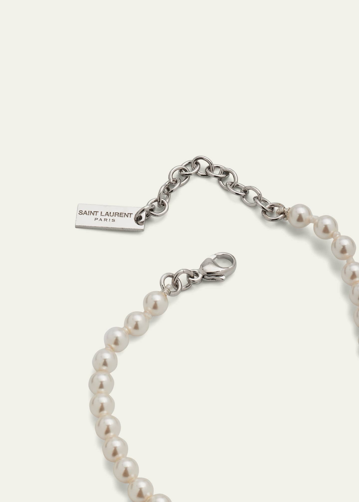 Saint Laurent Men's Pearly Bracelet