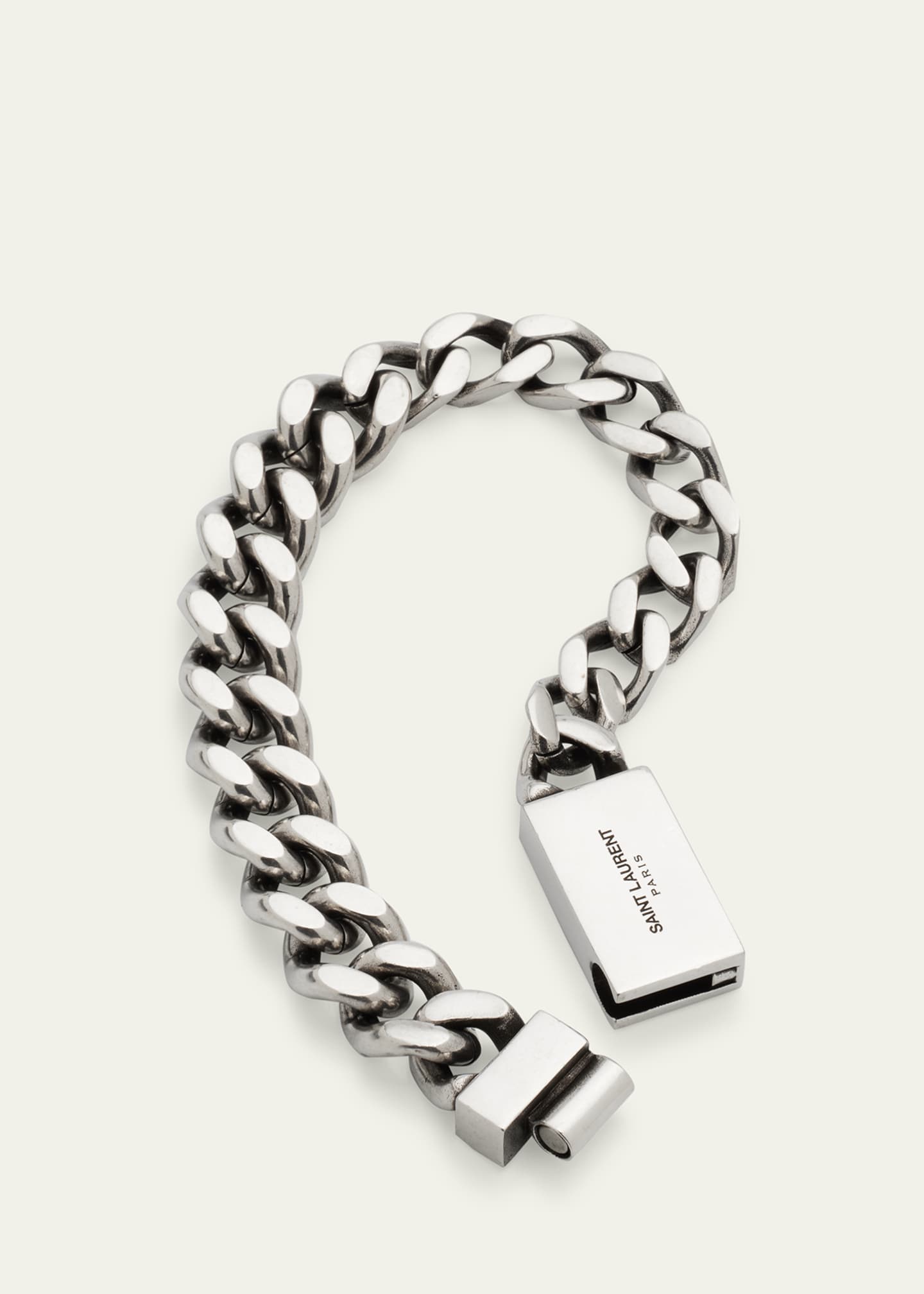 Saint Laurent Men's Curb Chain Bracelet