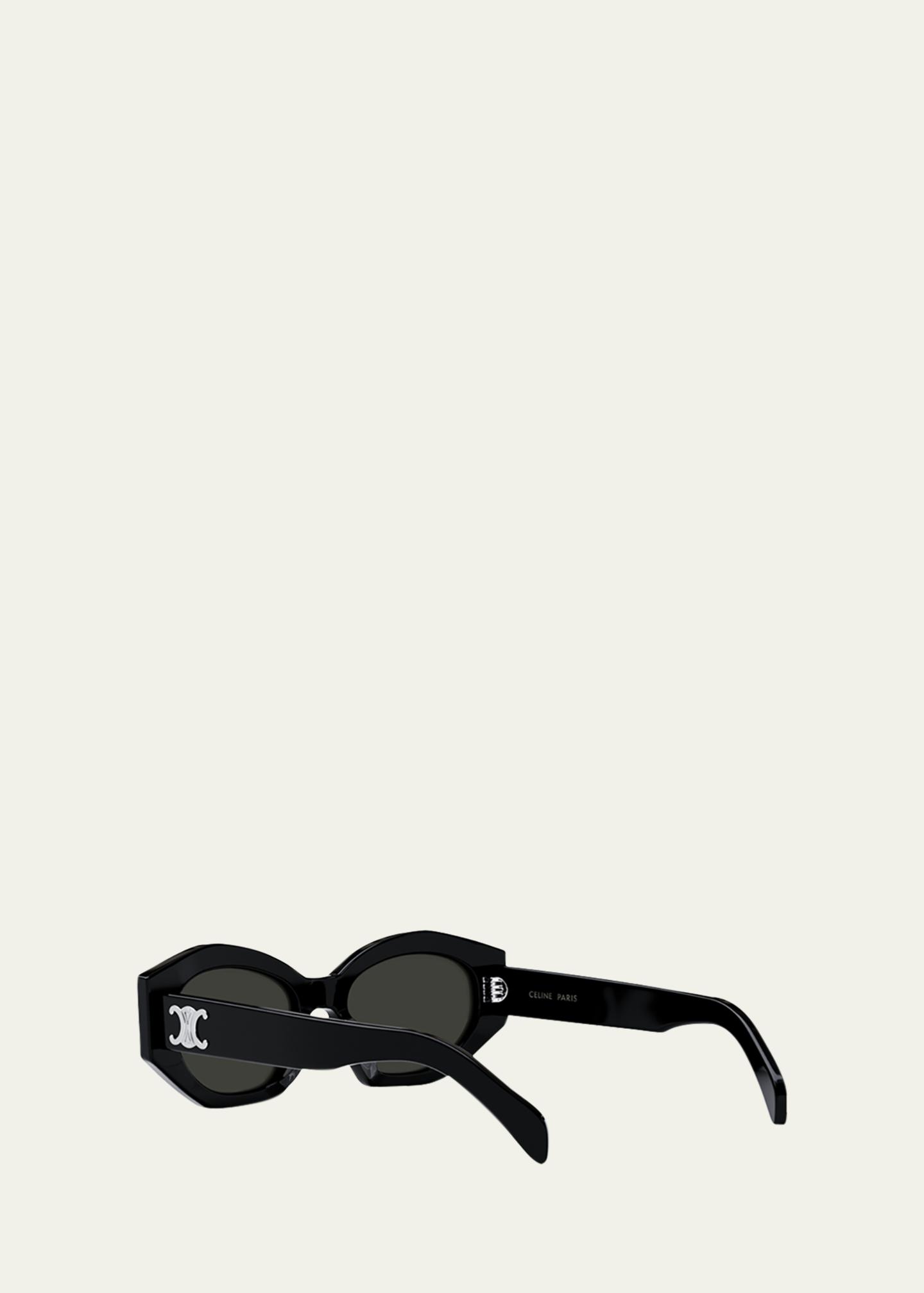 Celine Triomphe Logo Acetate Cat-Eye Sunglasses - Bergdorf 
