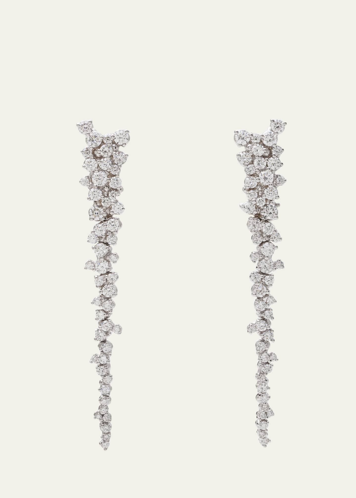 Paul Morelli Confetti 18k White Gold Diamond Drop Earrings - Bergdorf ...