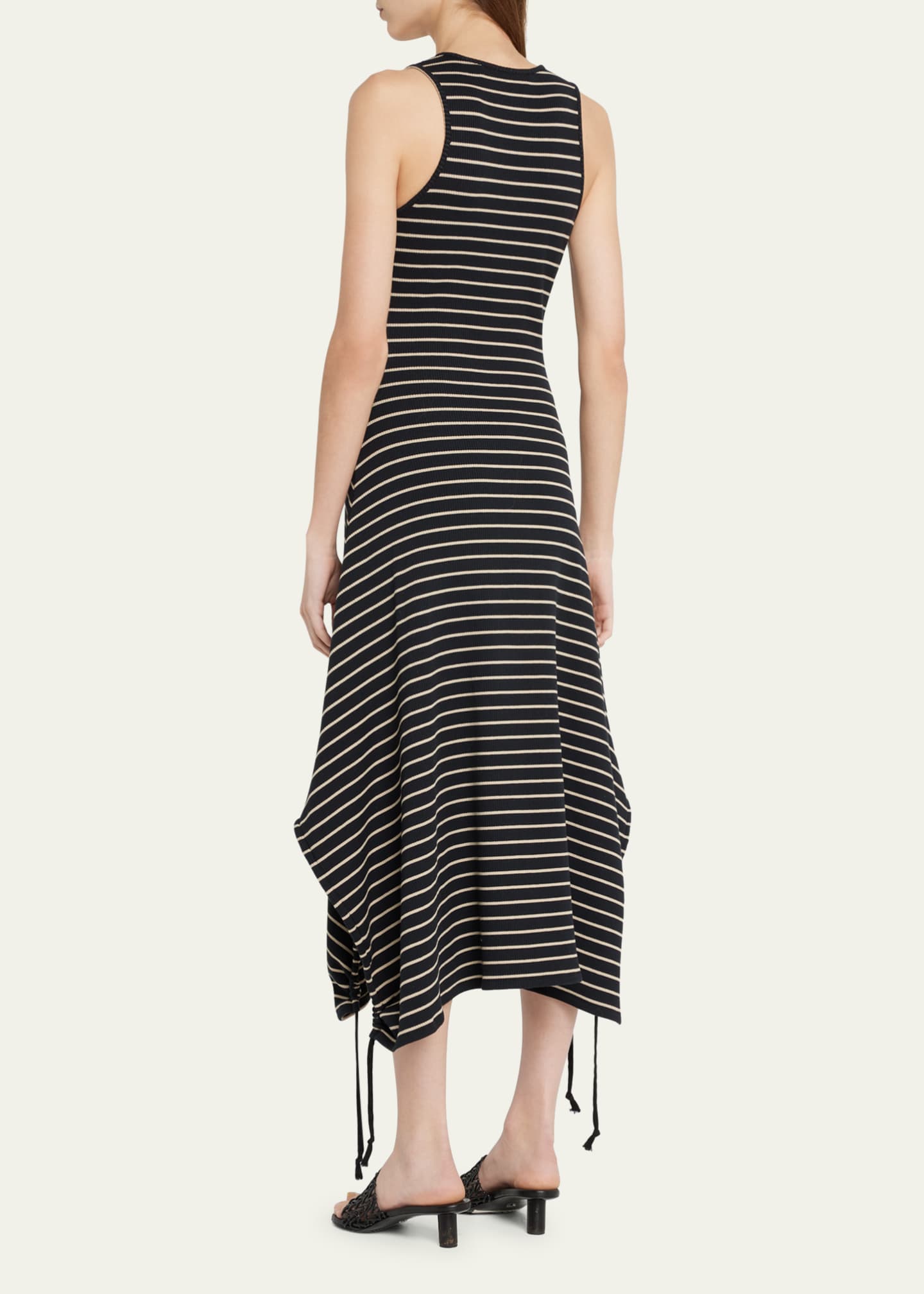 Proenza Schouler White Label Striped Rib-Knit Sleeveless ...