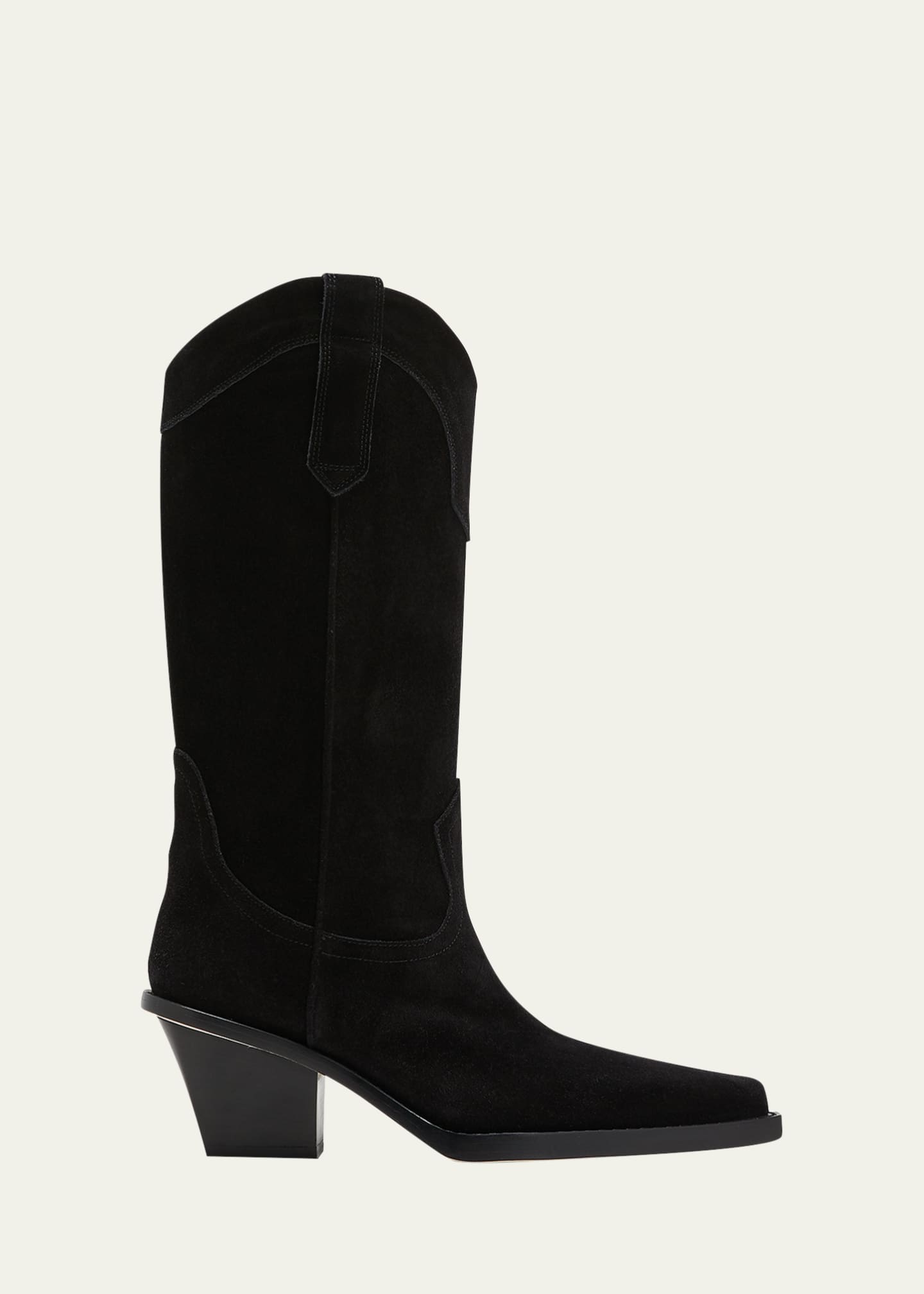lustre som resultat kultur Paris Texas Dakota Suede Tall Western Boots - Bergdorf Goodman