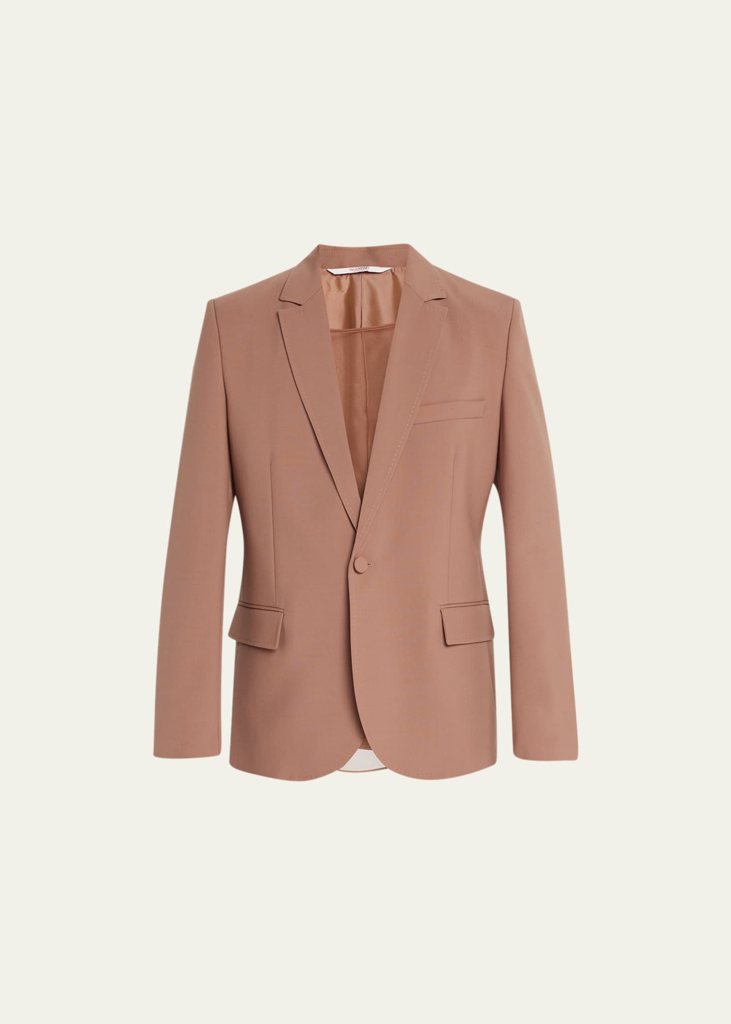 Valentino Men's Wool Sport Coat with Chiffon Layer Bergdorf Goodman