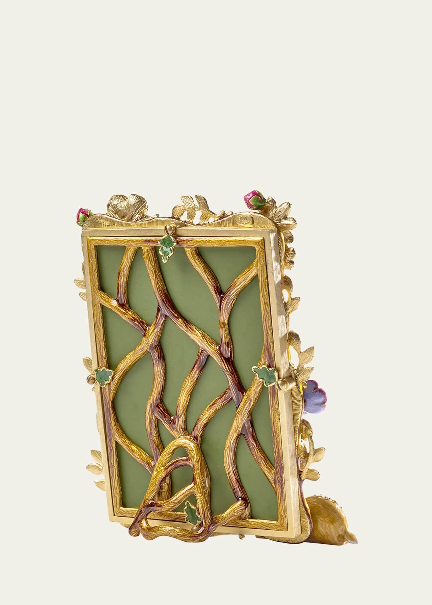 Jay Strongwater Fawn Picture Frame, 5" x 7" Image 2 of 4