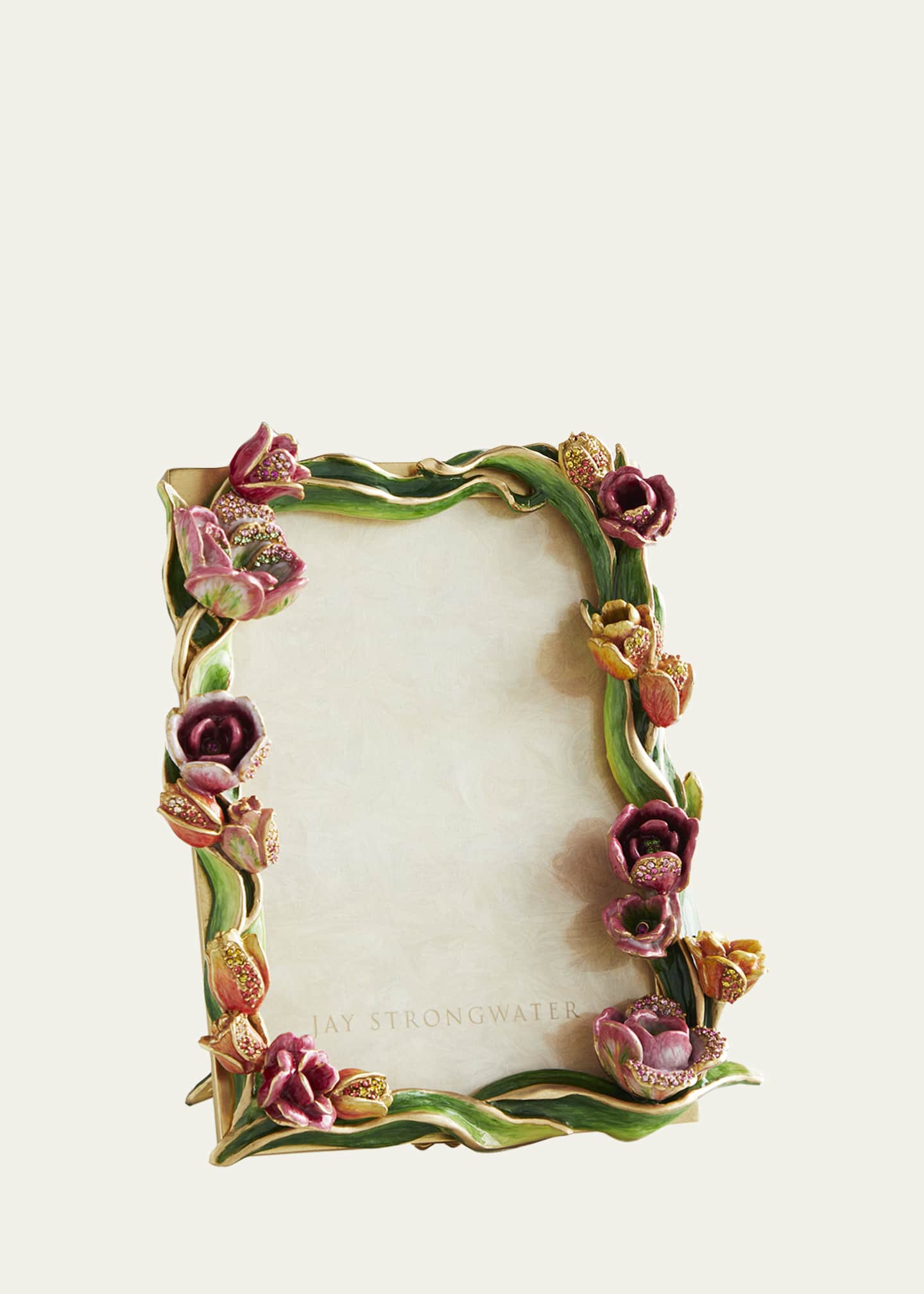 Jay Strongwater Tulip Frame, 5" x 7" Bergdorf Goodman
