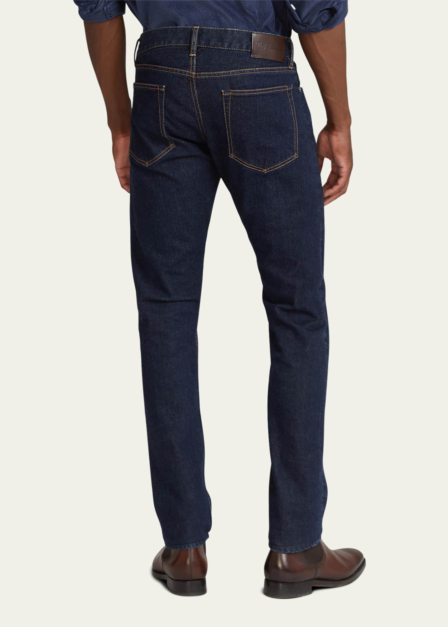 Ralph Lauren Purple Label Men s Slim Fit Stretch Denim 5 Pocket Jeans Bergdorf Goodman