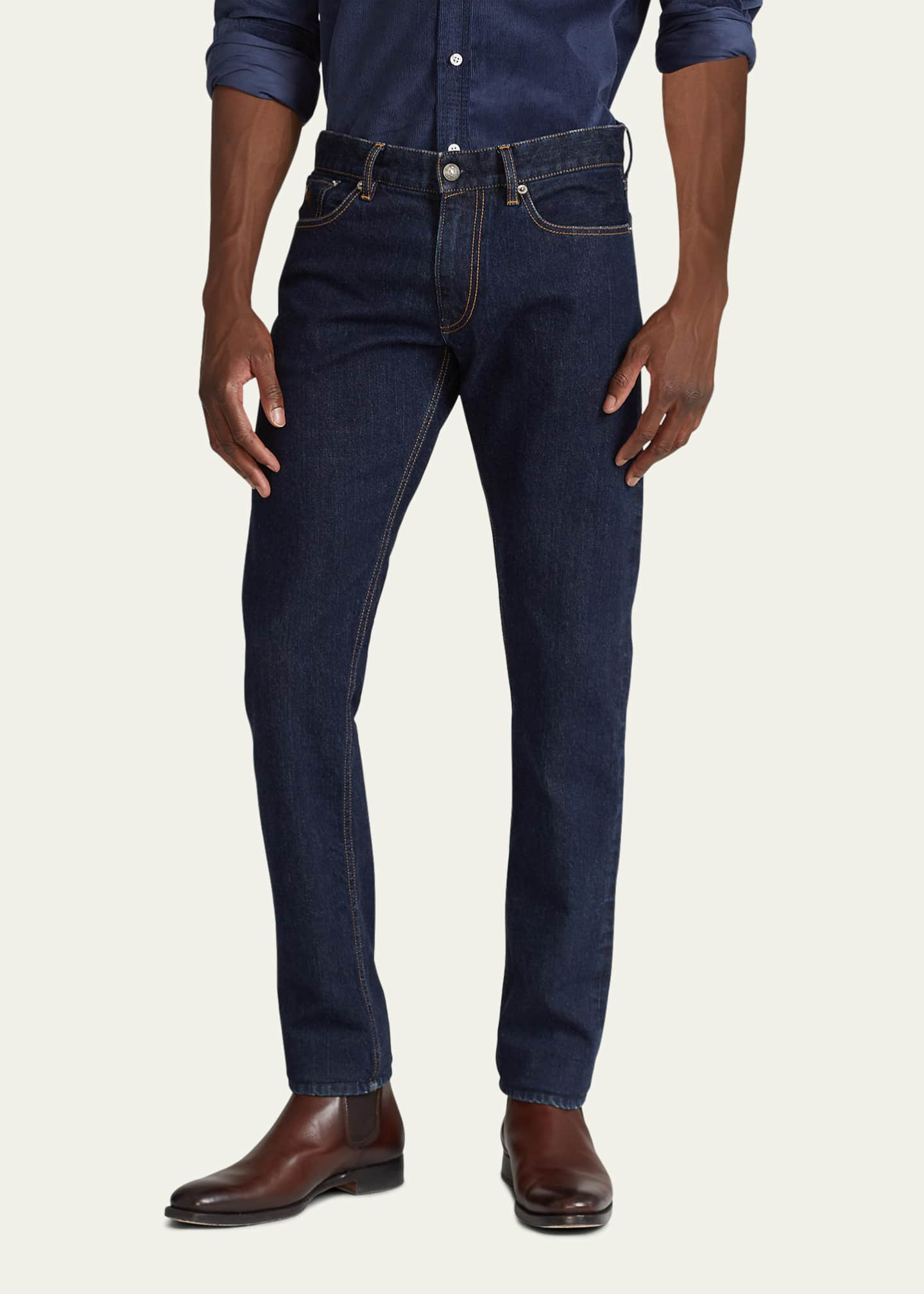 Slim-Fit Stretch-Denim Jeans