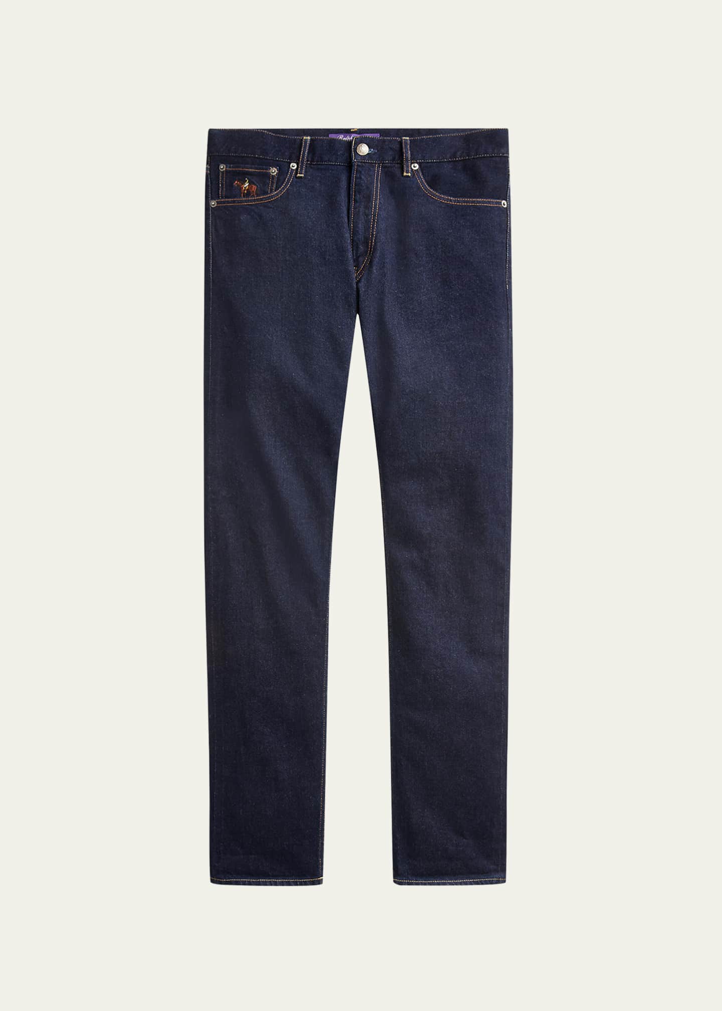 PURPLE Men's Tuffetage Monogram Jeans - Bergdorf Goodman