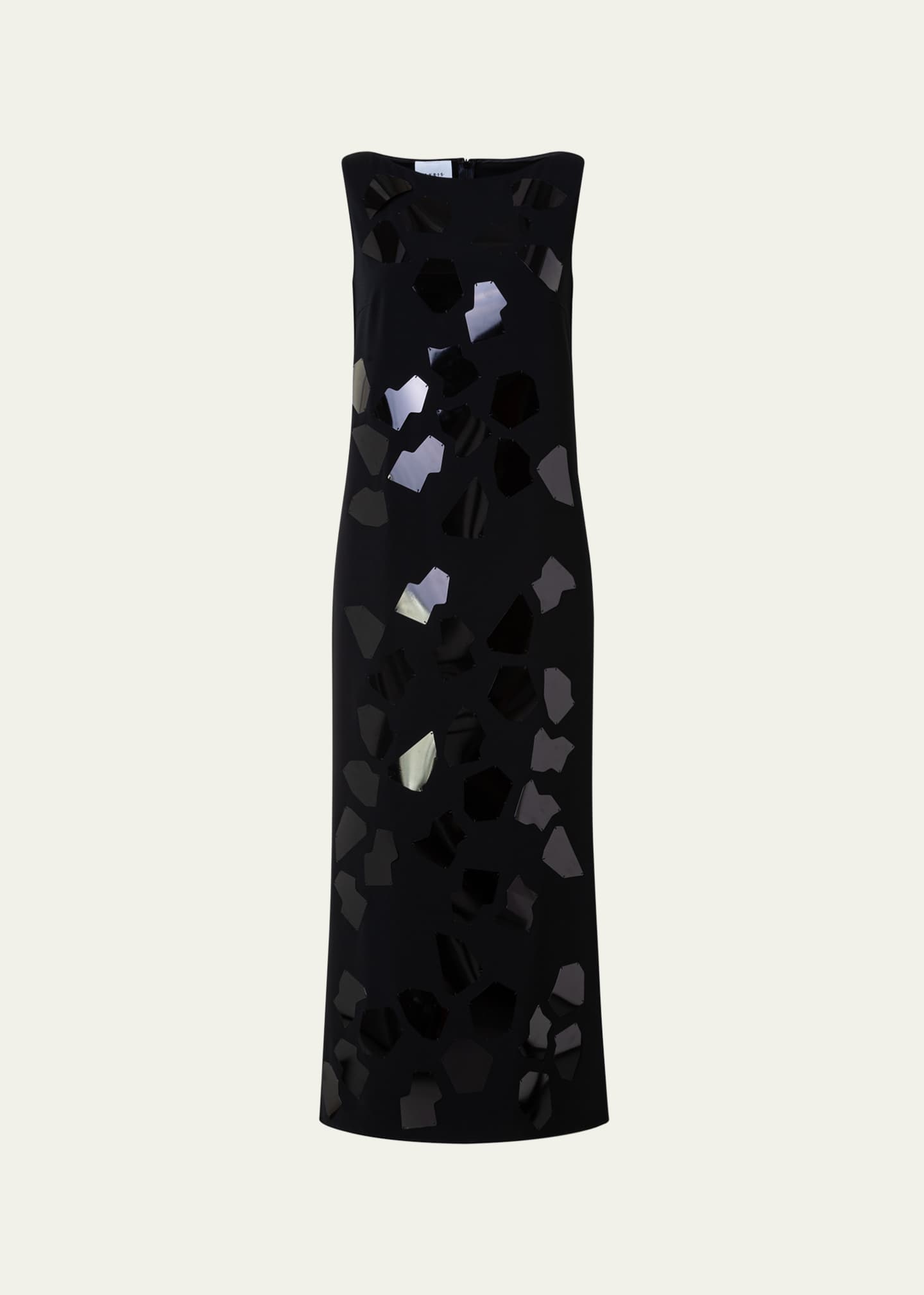 Akris punto Midi Tunic Dress with ExtraLarge Kaleidoscope Sequins Bergdorf Goodman