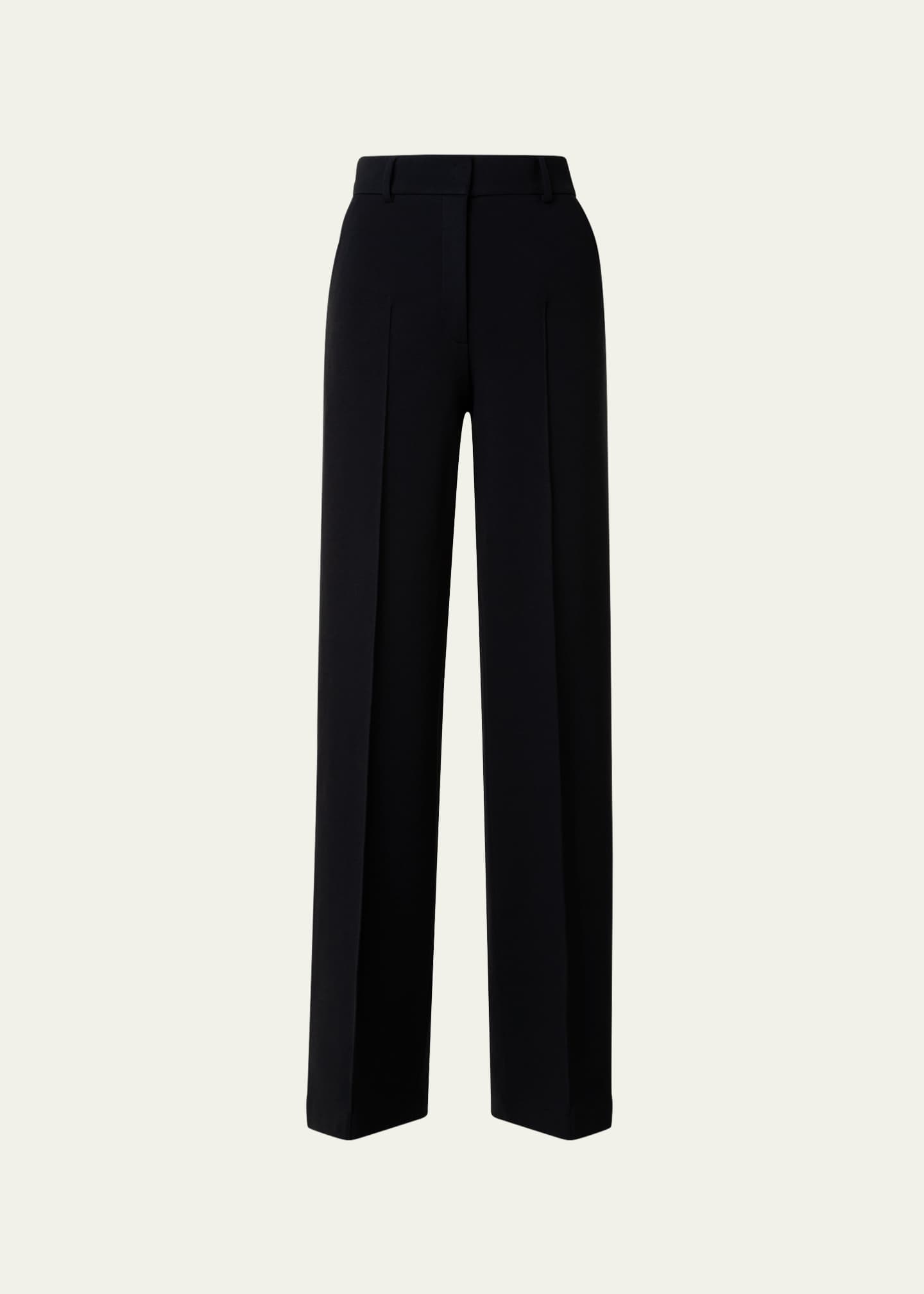 Signature Wide Leg Sweatpants - Black