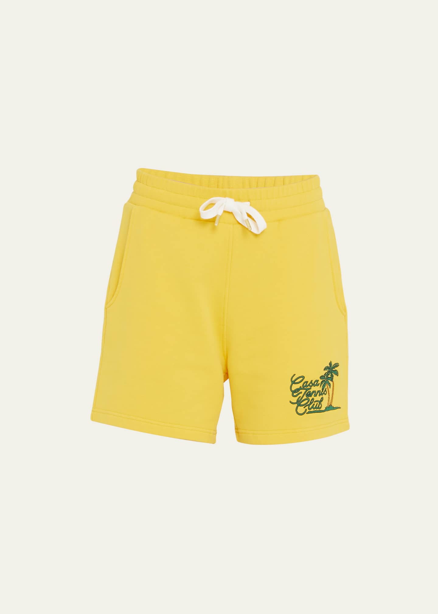 CASABLANCA Casa Tennis Club Embroidered Sweatshorts Bergdorf Goodman