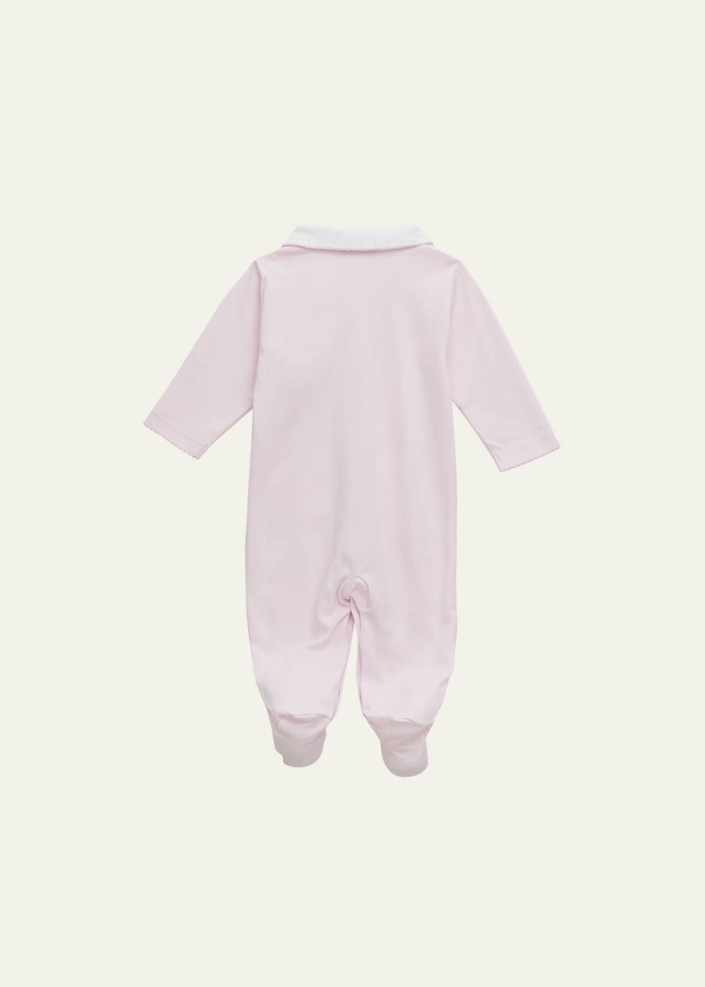 Kissy Kissy Kid's New Beginnings Collared Footie, Size Premie-9M Image 2 of 3