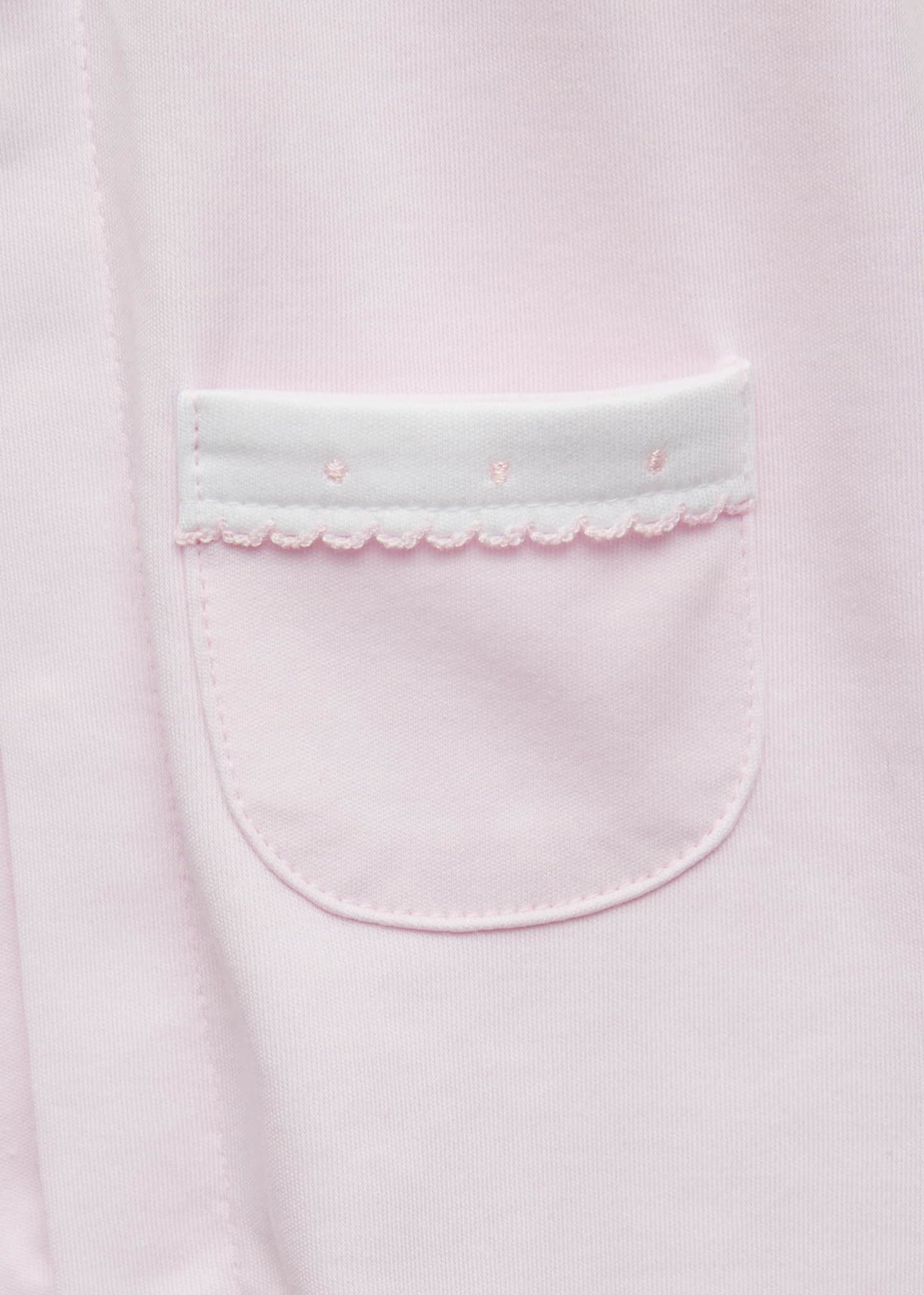 Kissy Kissy Kid's New Beginnings Collared Footie, Size Premie-9M Image 3 of 3