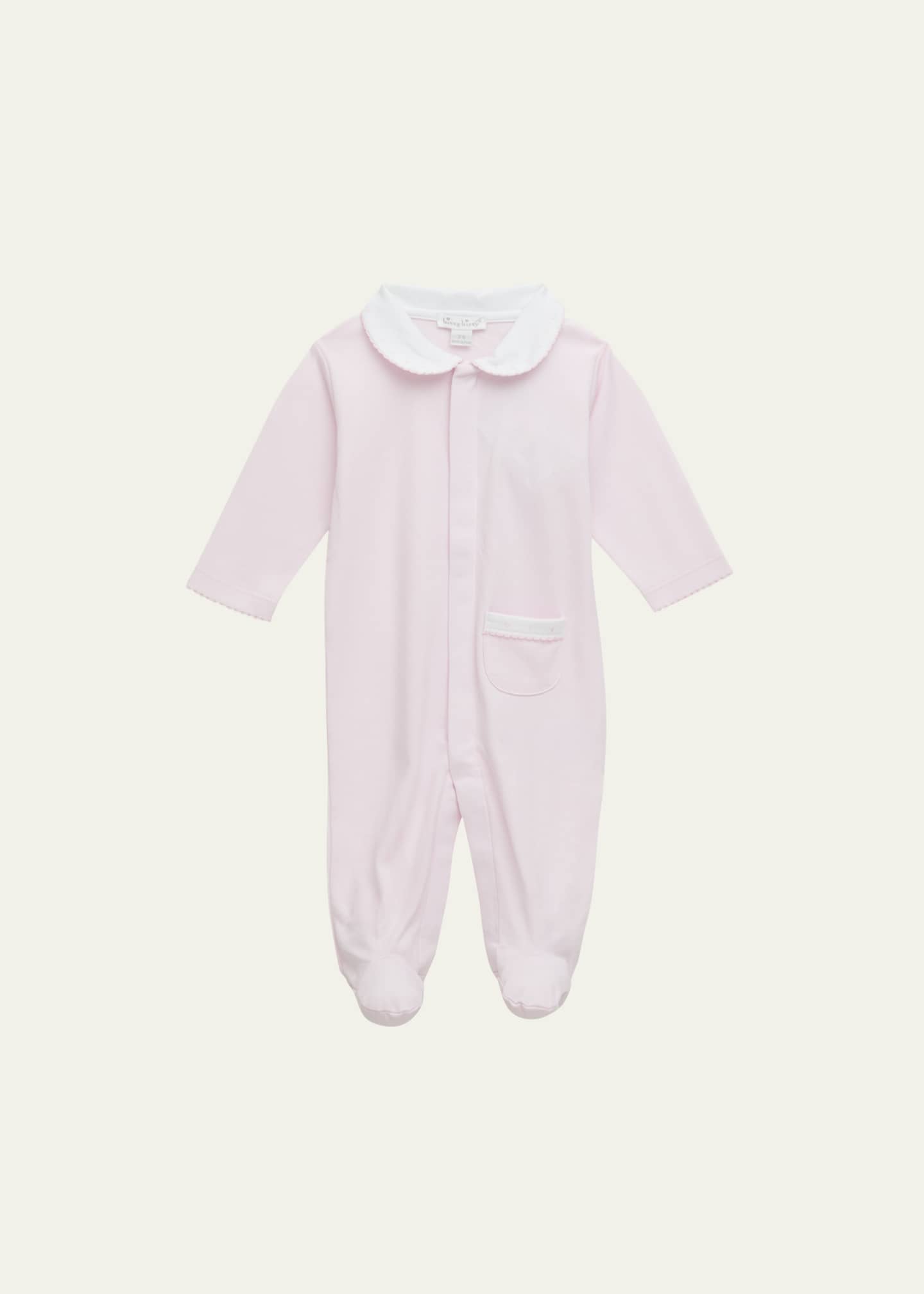 Kissy Kissy Kid's New Beginnings Collared Footie, Size Premie-9M Image 1 of 3