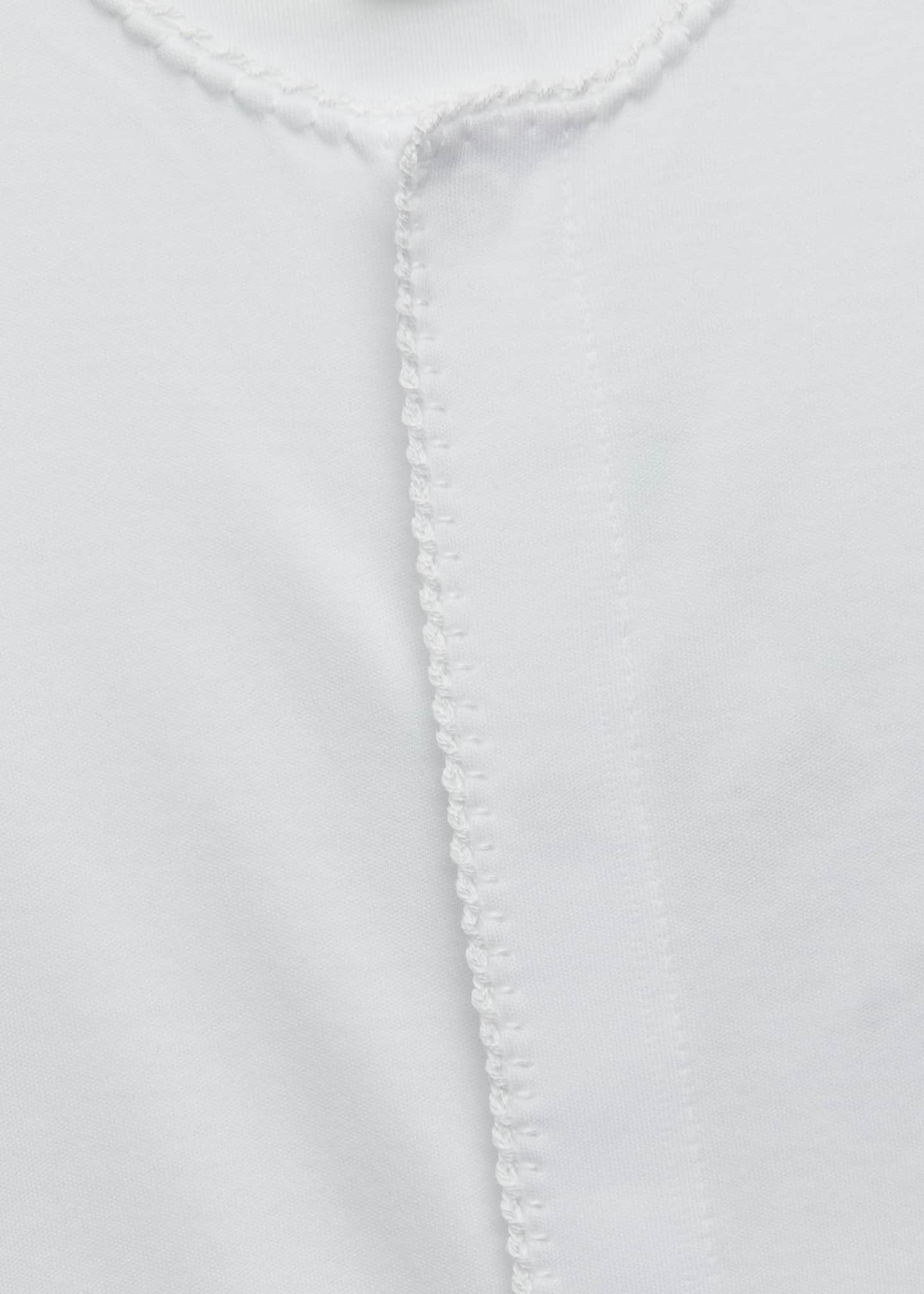 Kissy Kissy Kid's Embroidered Convertible Gown, Size Premie-Newborn Image 3 of 3