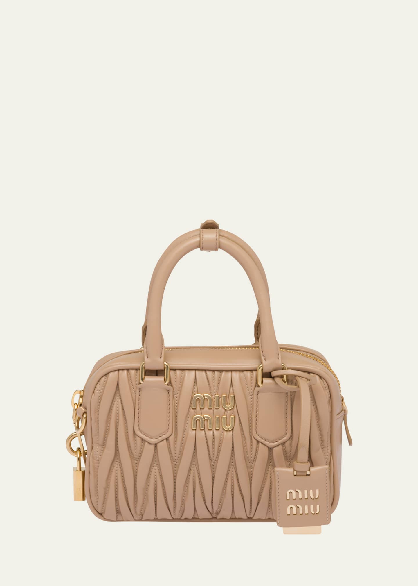 Miu Miu Matelasse Nappa Leather Small Crossbody Bag Bergdorf Goodman