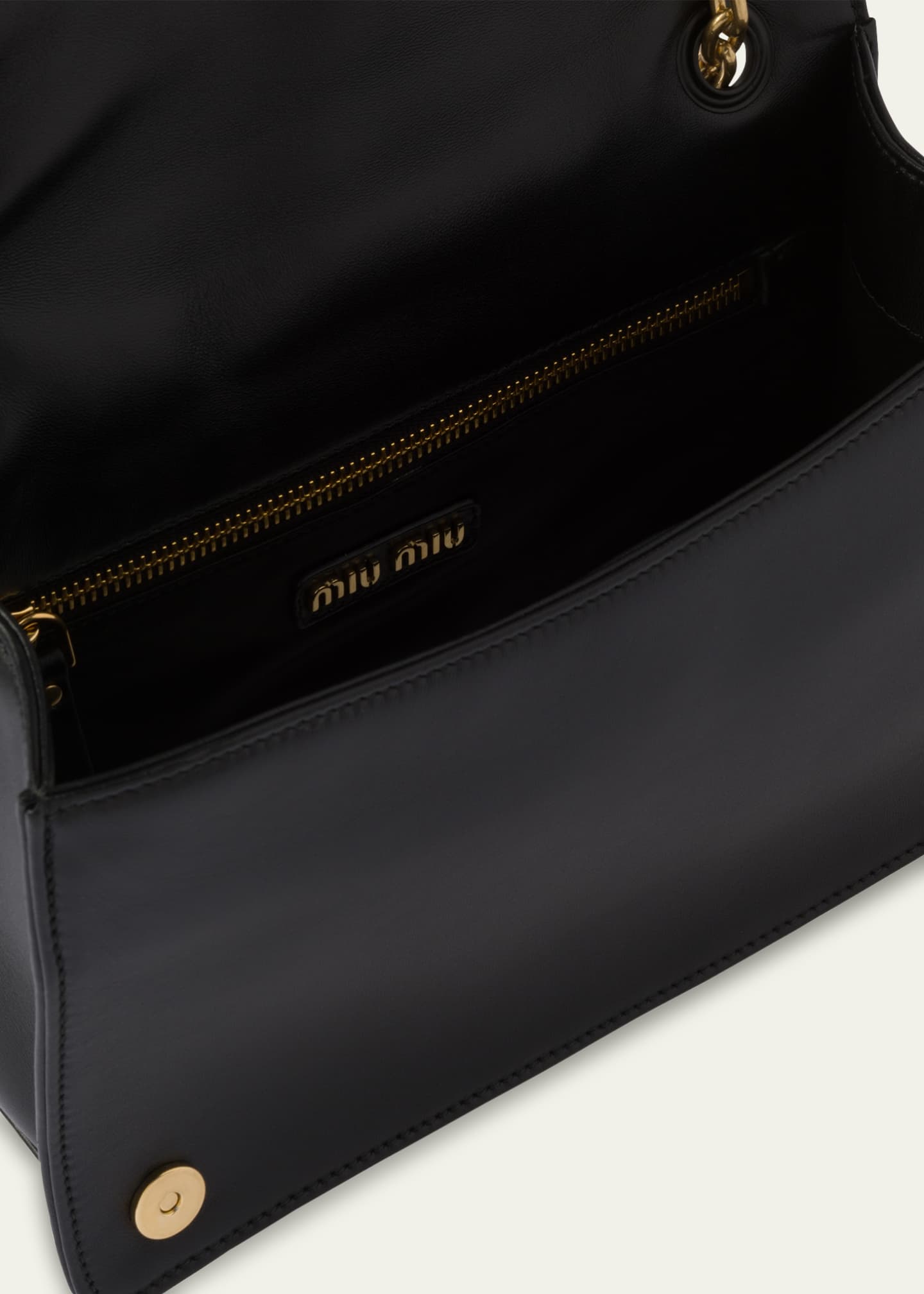 Miu Miu Padded Leather Top-Handle Bag - Bergdorf Goodman